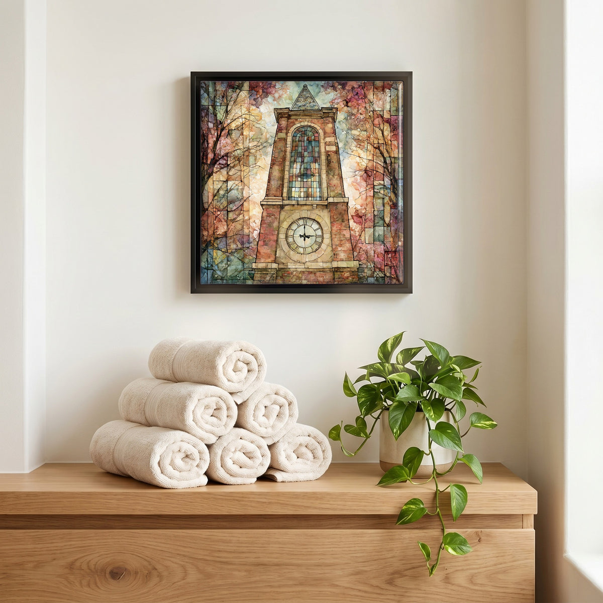 A quiet corner of the bath.