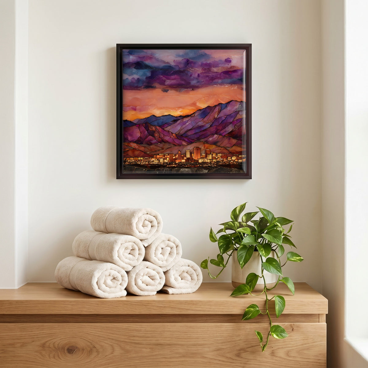 A quiet corner of the bath.