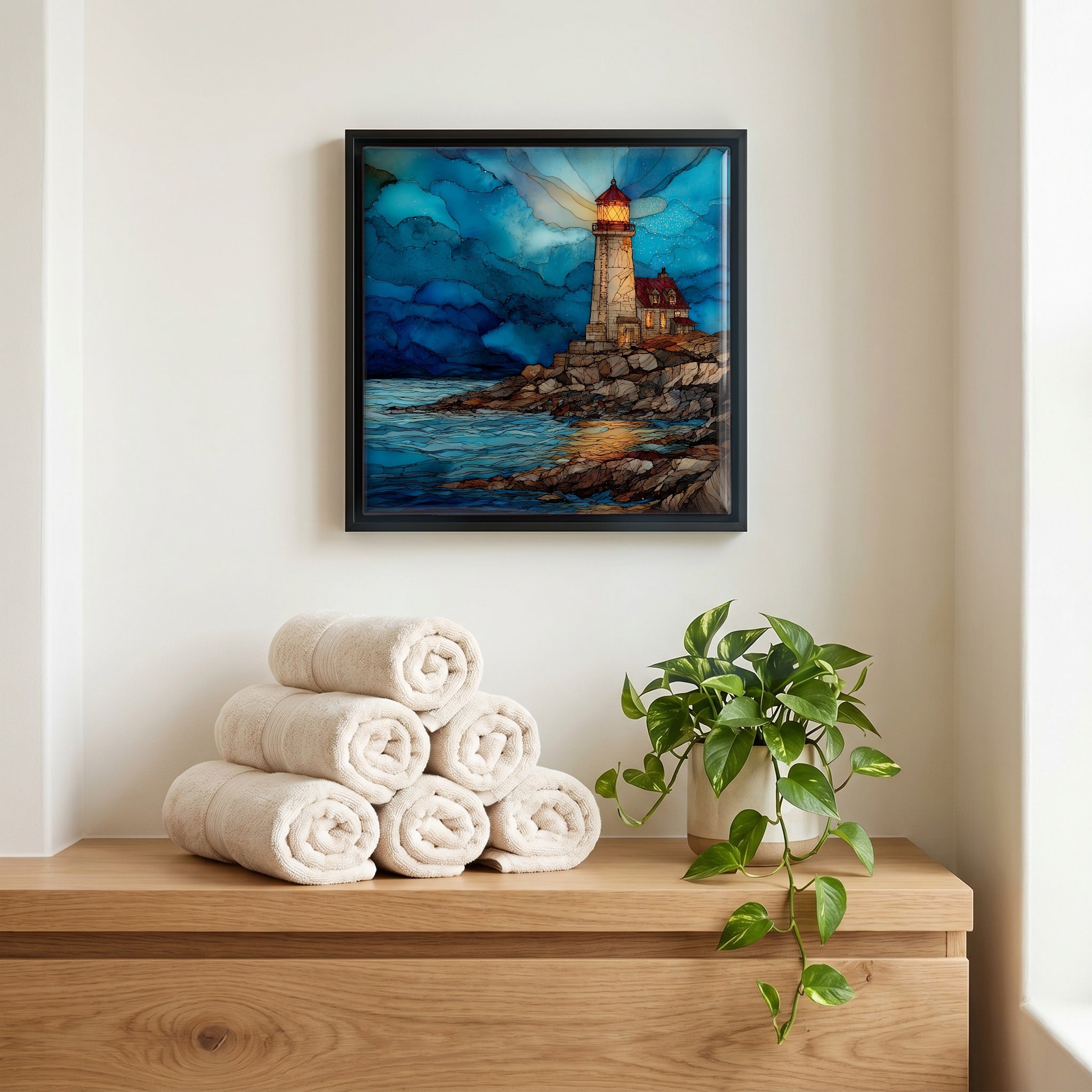 A quiet corner of the bath.