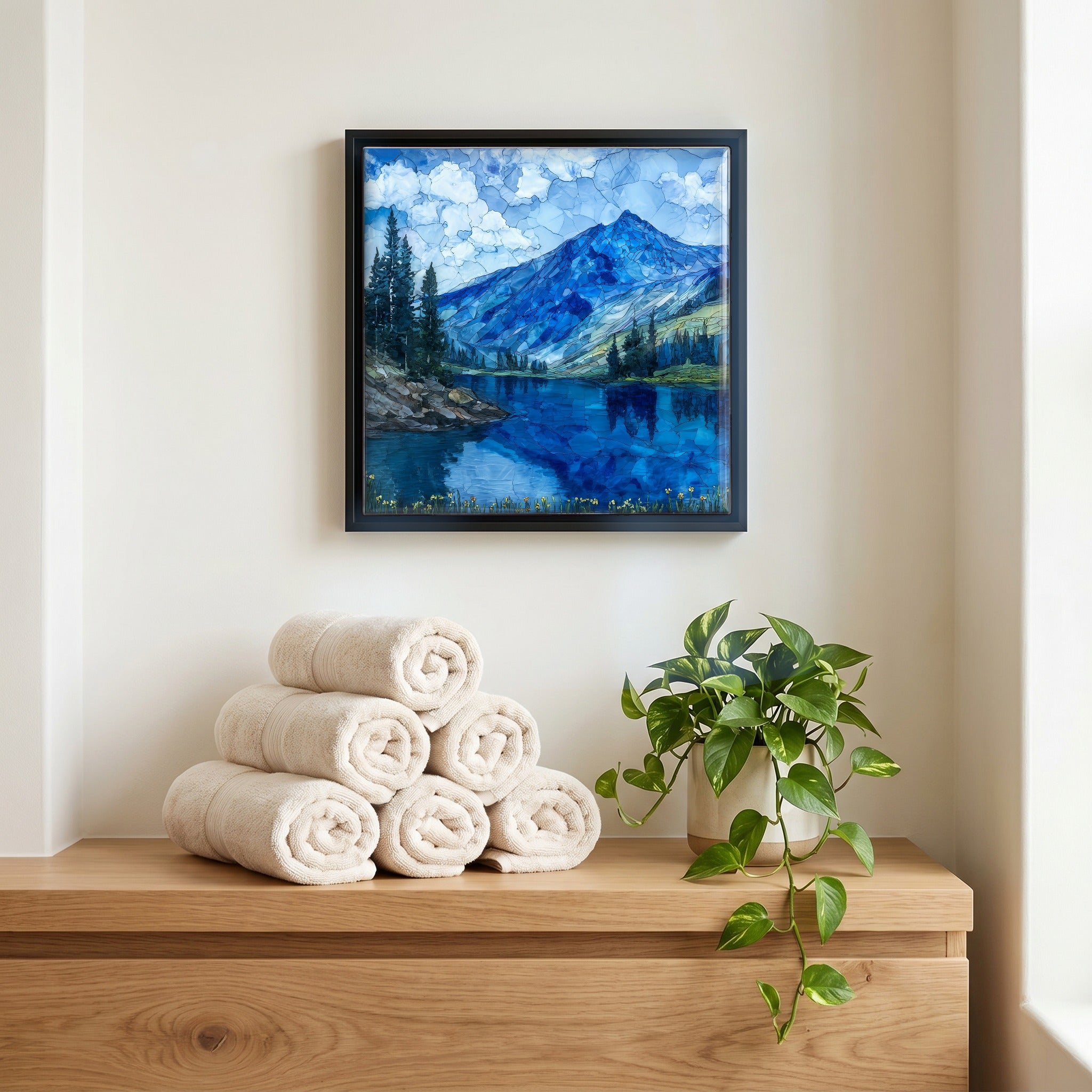 A quiet corner of the bath.