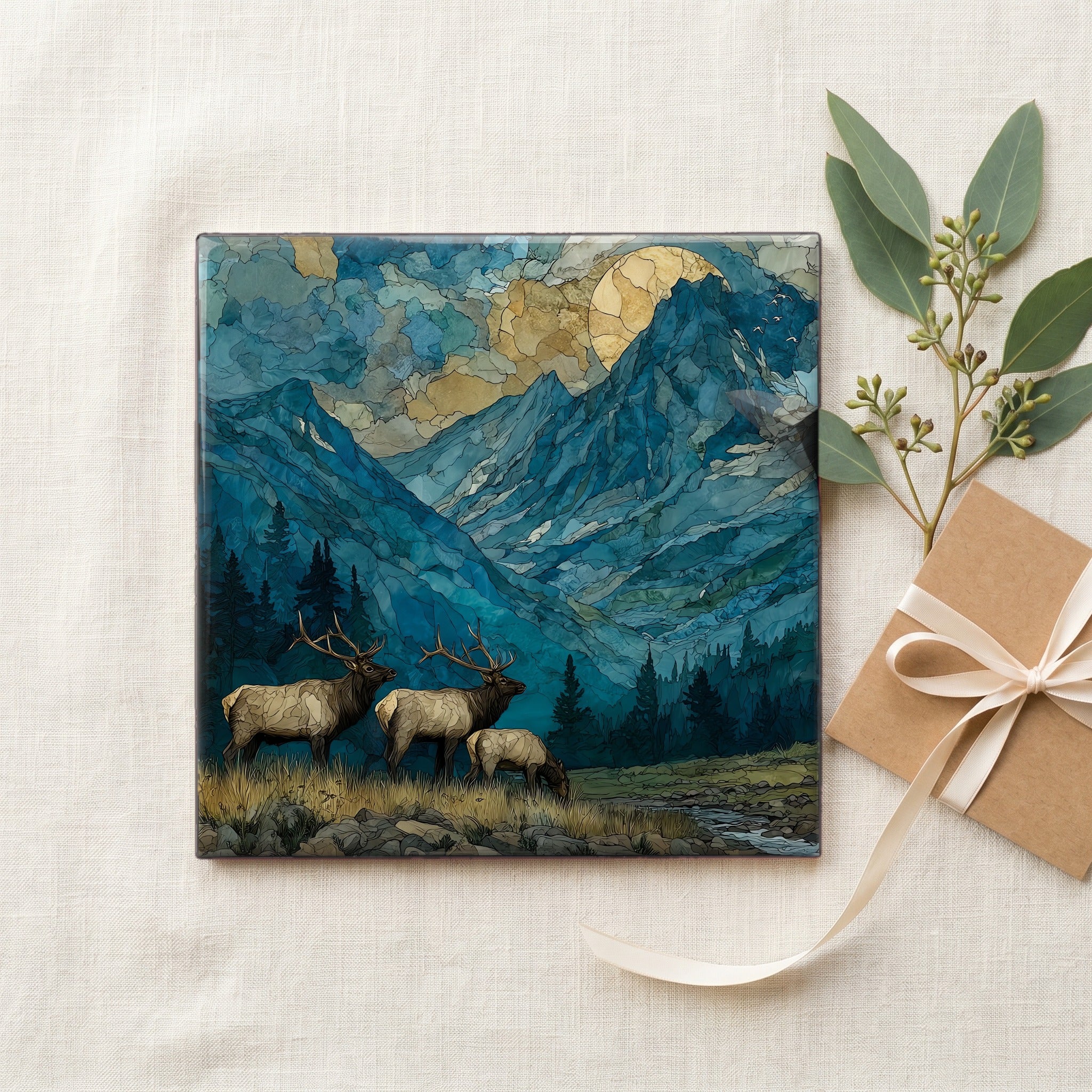 an elk herd in — gifting