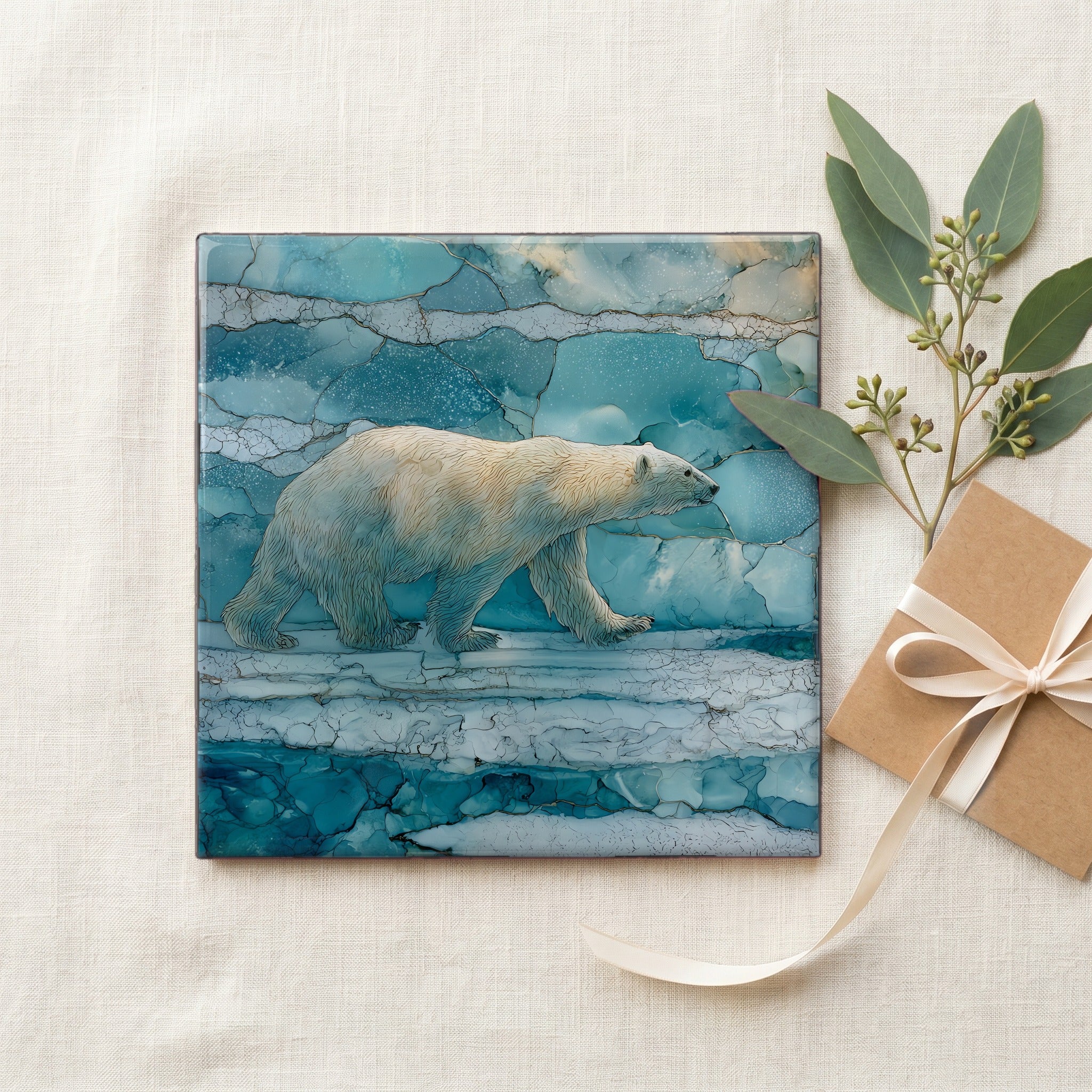 a polar bear on the Beaufort — gifting