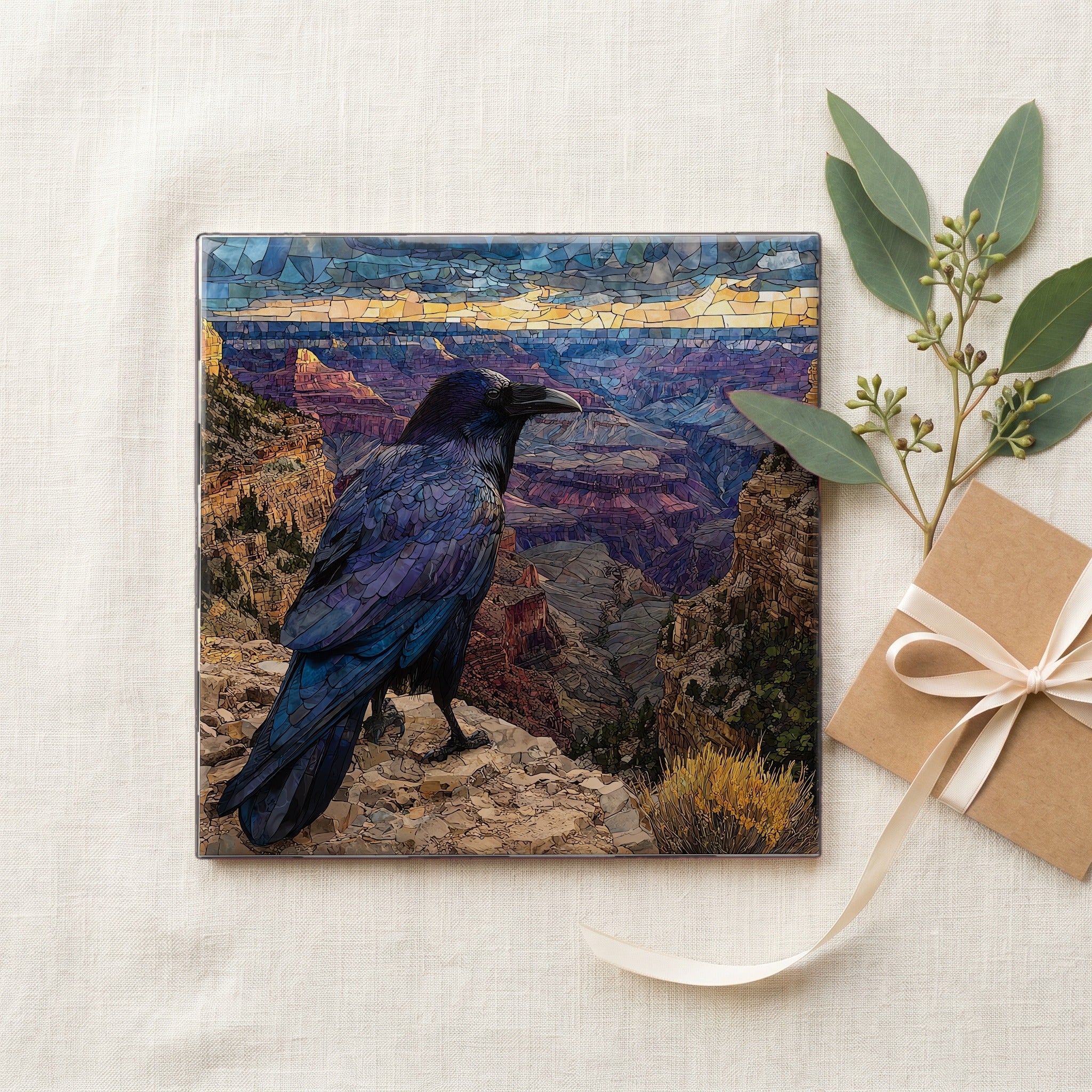 a common raven on a Grand — gifting