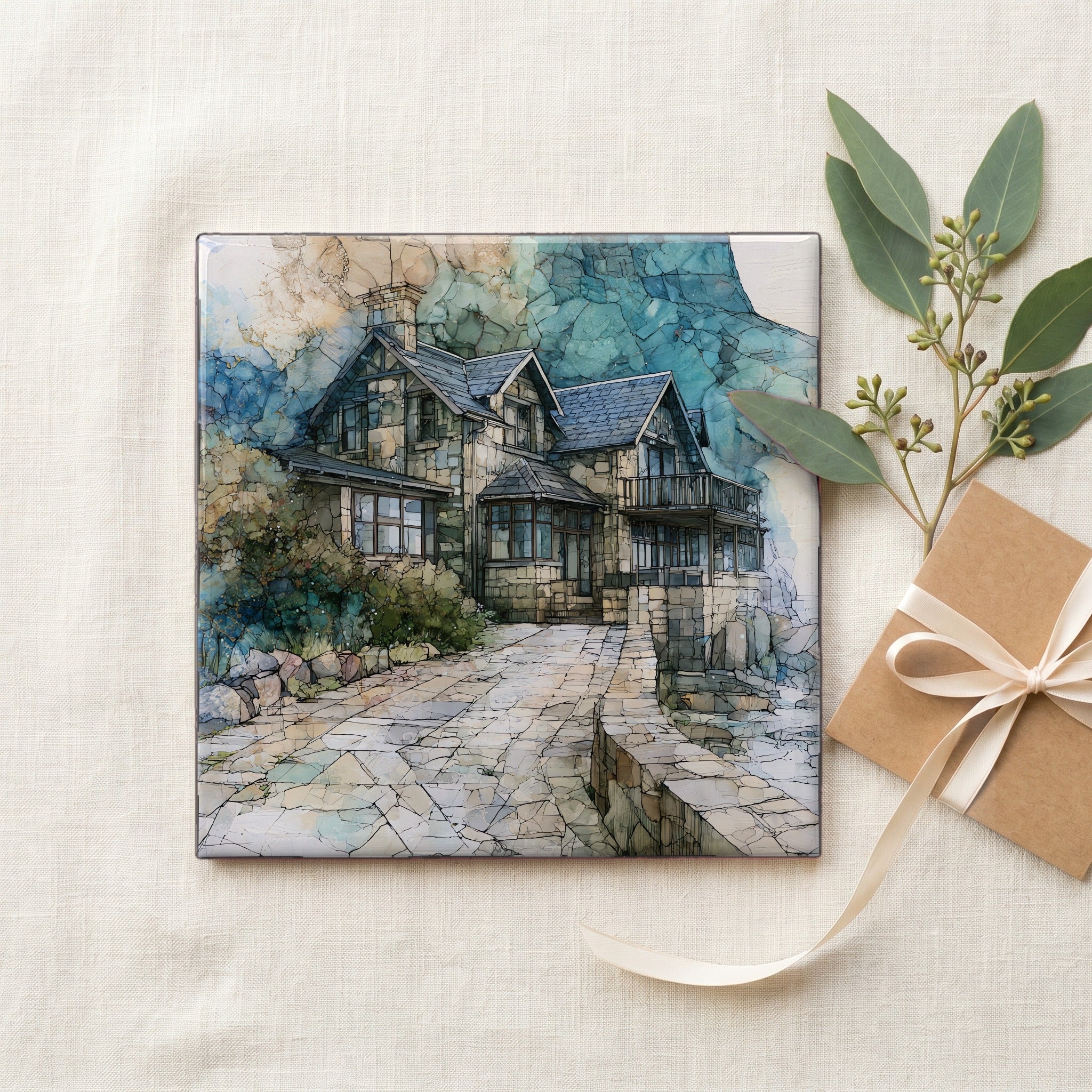 a stone seafront cottage — gifting