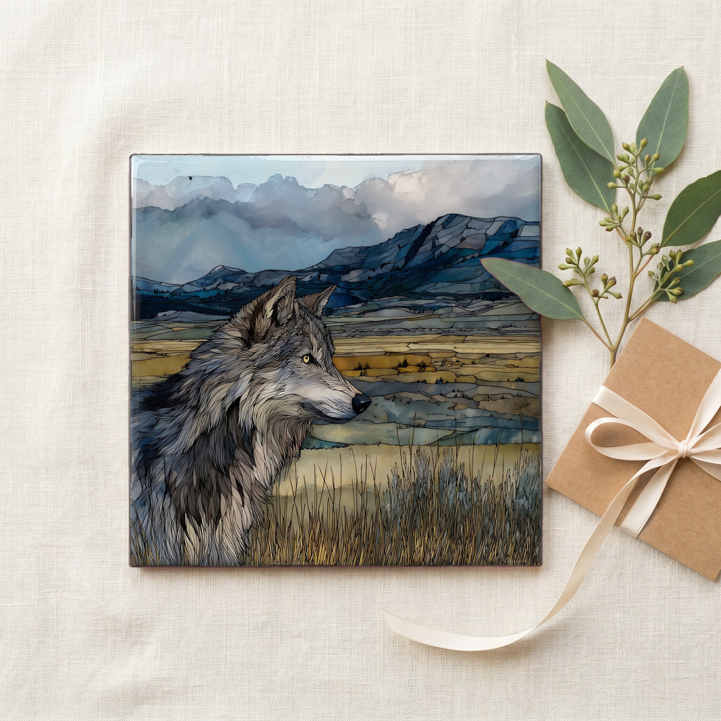 a gray wolf — gifting