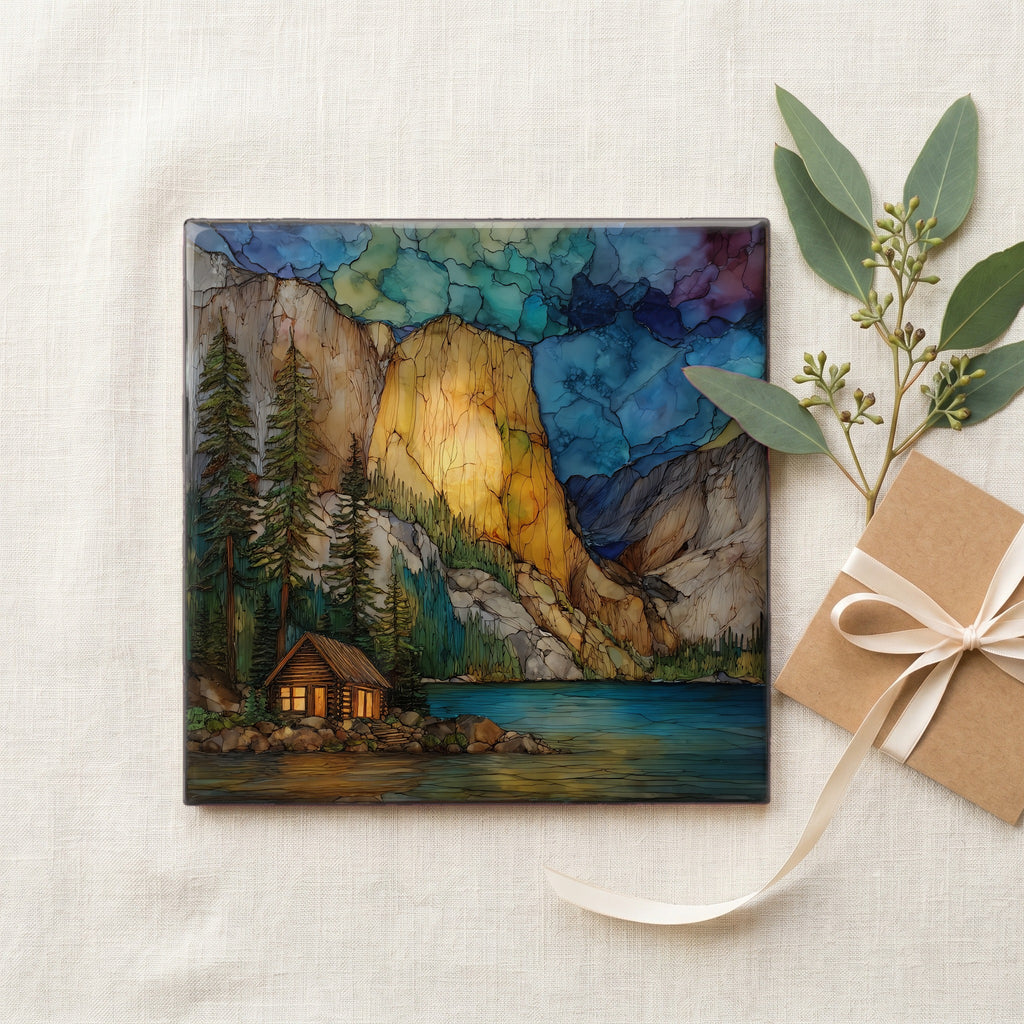 East Rosebud Lake below sheer granite — gifting