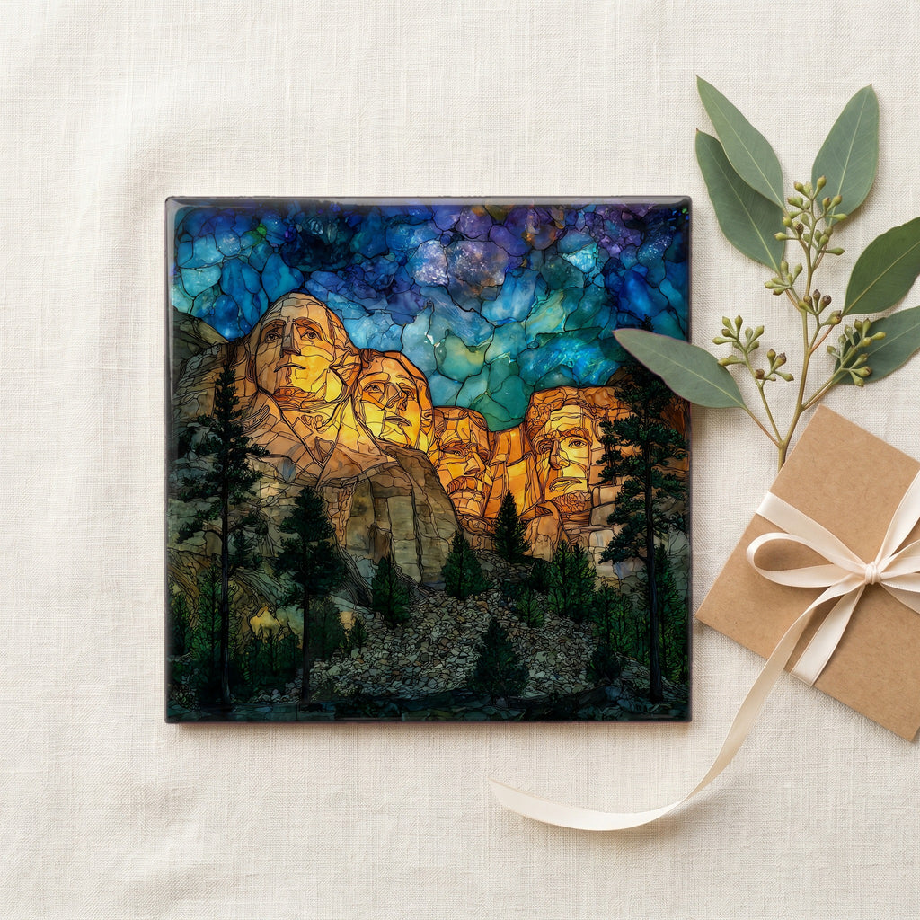 Mount Rushmore evening lighting — gifting