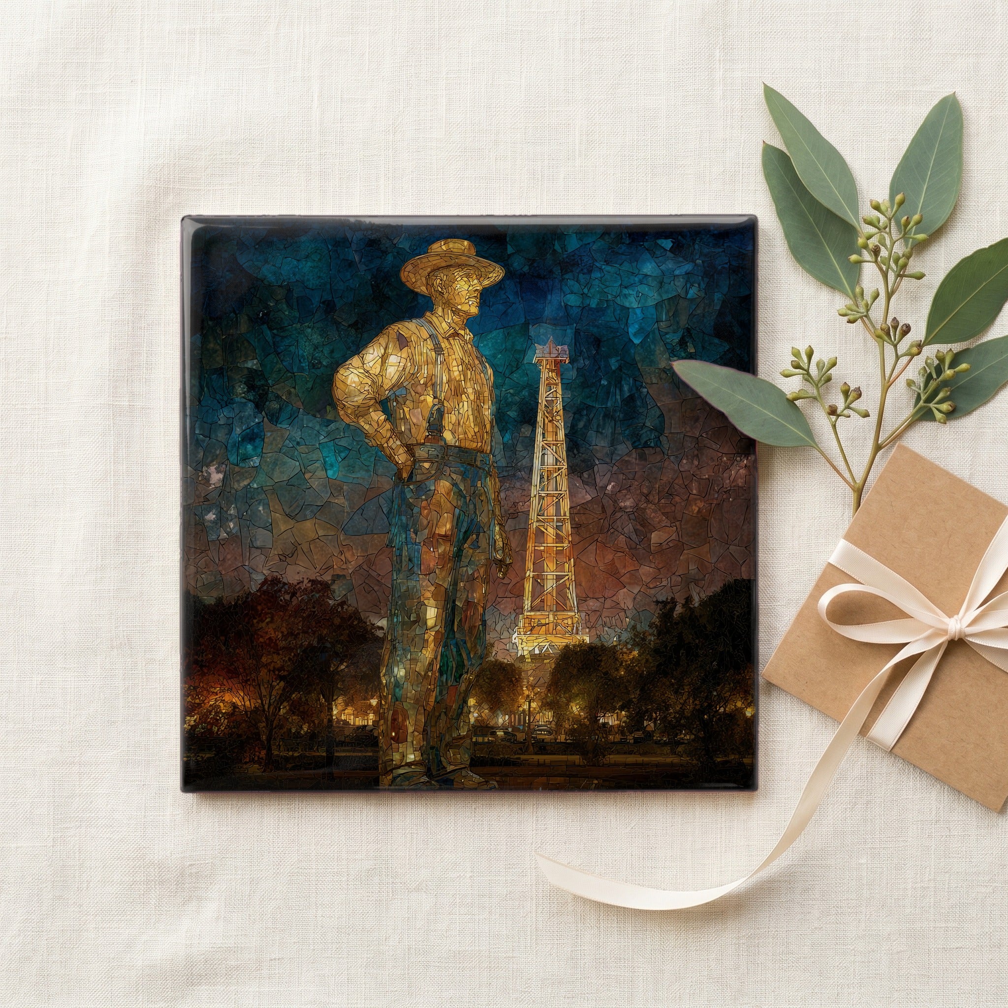 the Golden Driller — gifting