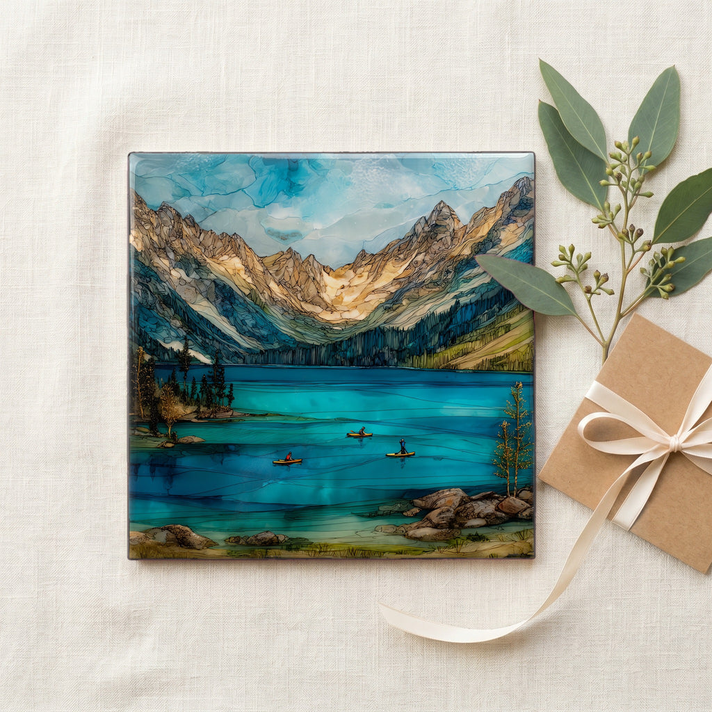String Lake below the Cathedral Group — gifting
