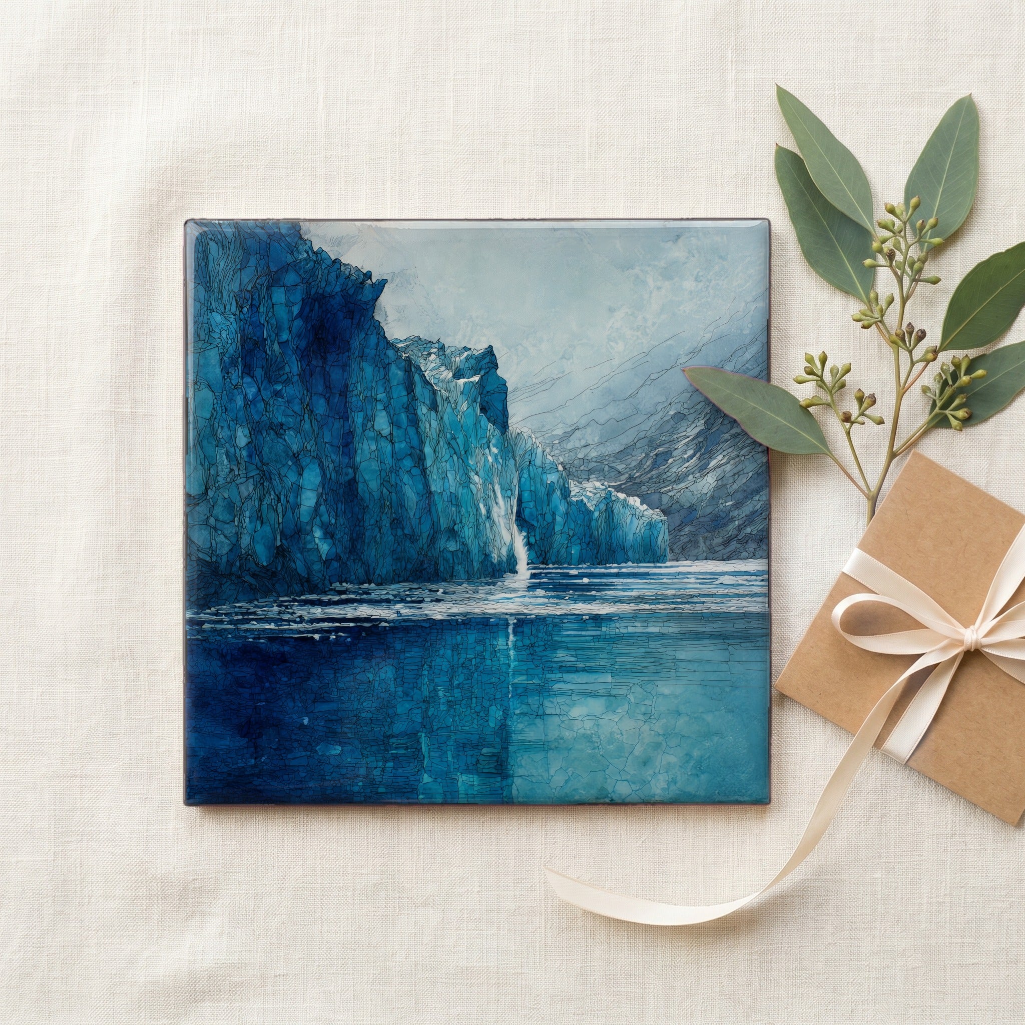 Holgate Glacier calving face — gifting