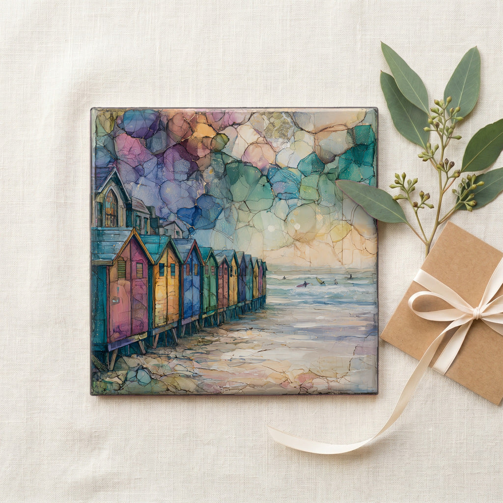 the brightly painted Victorian — gifting