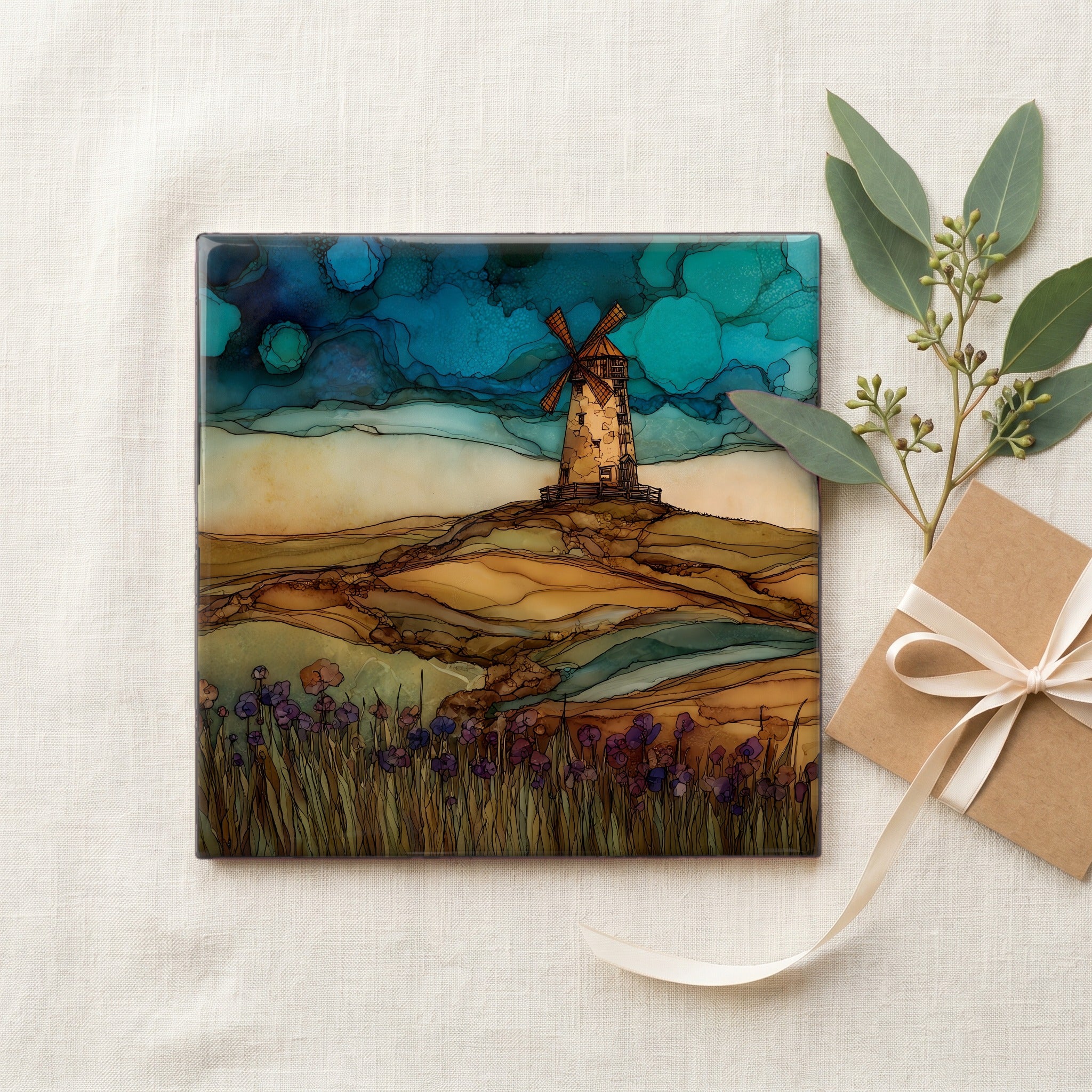 a lone Sandhills windmill — gifting