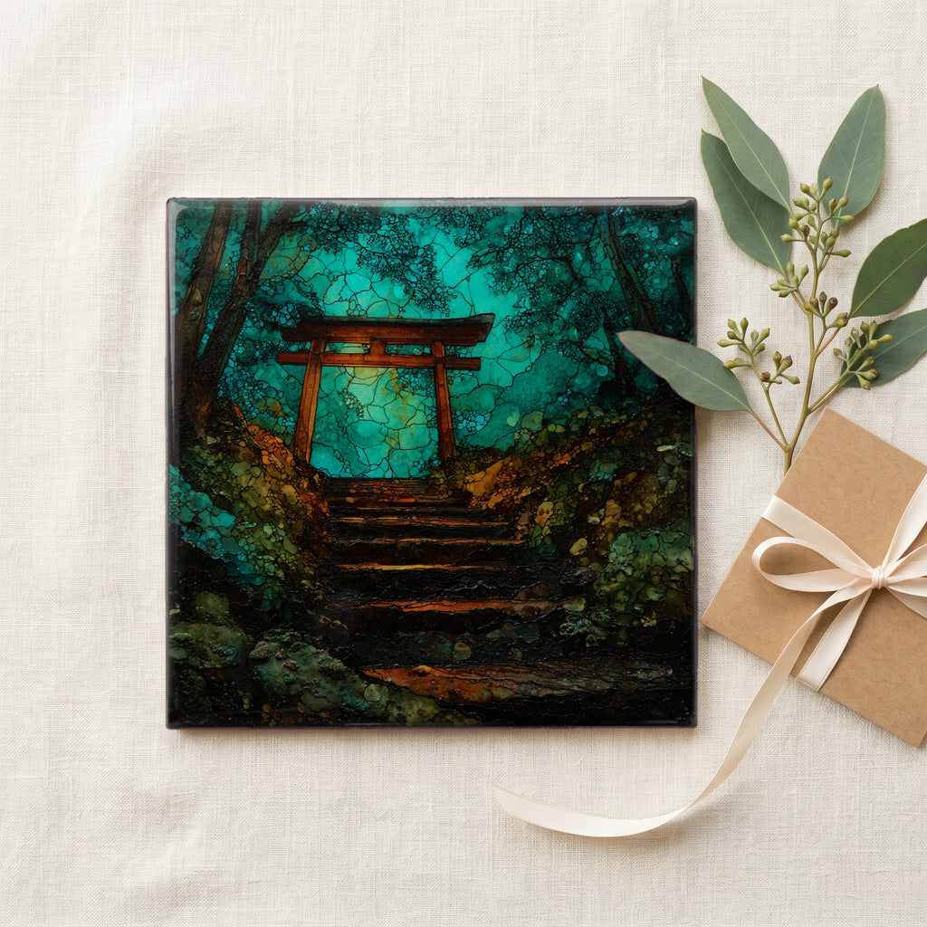 Kurama Kibune Shrine Torii Steps — gifting
