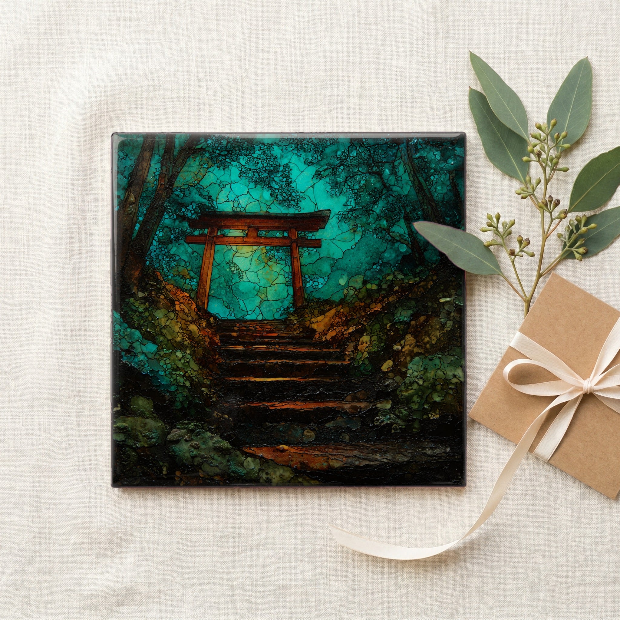 Kurama Kibune Shrine Torii Steps — gifting
