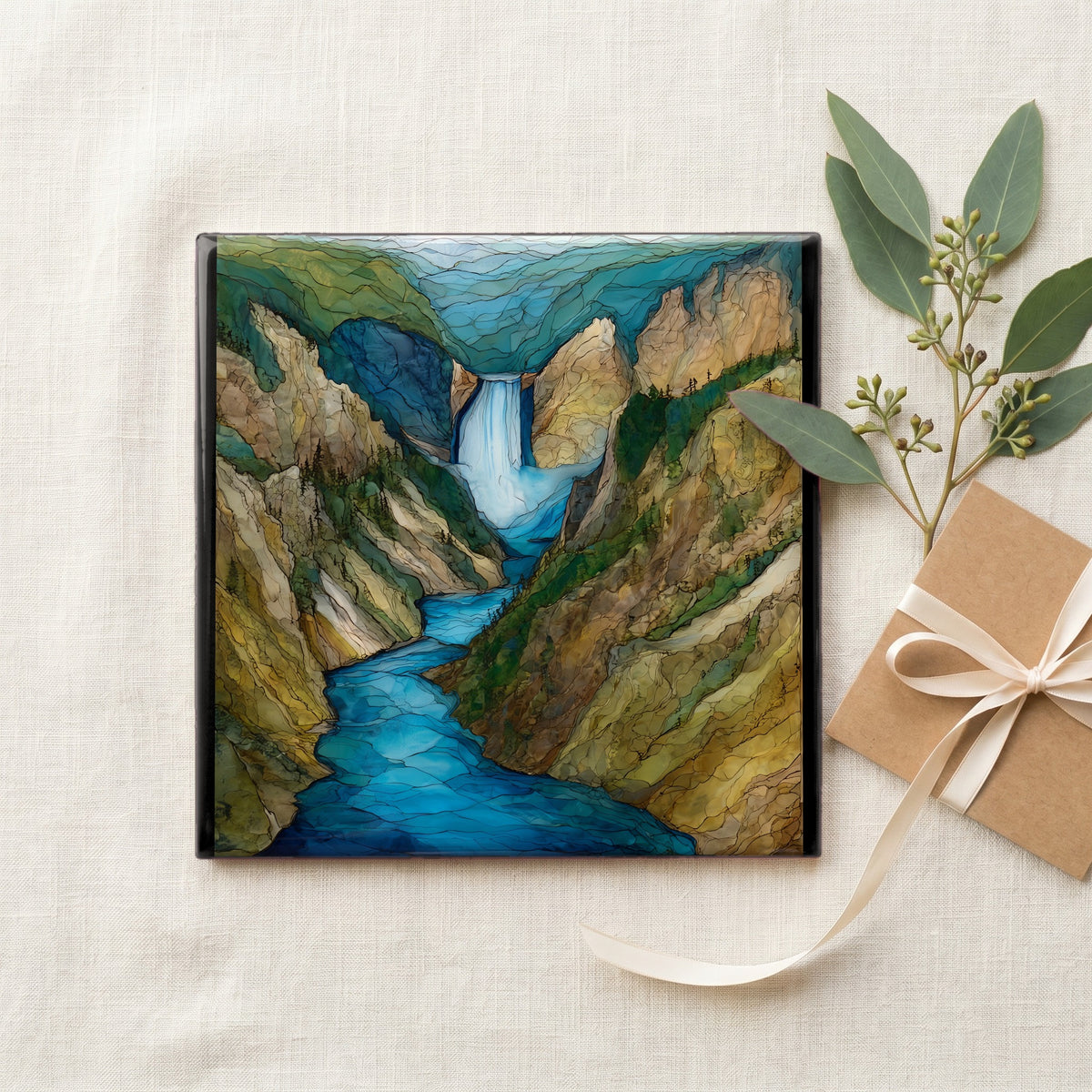the Upper Falls of the Yellowstone — gifting