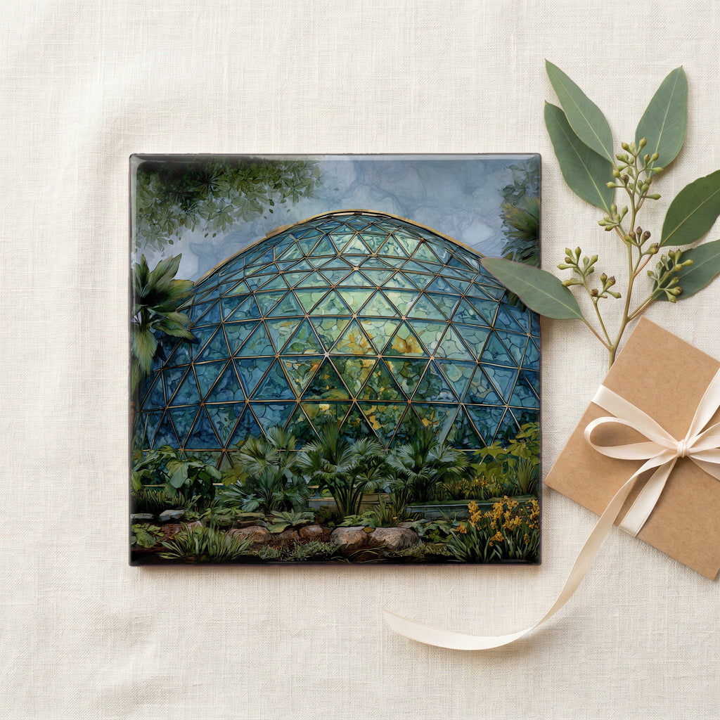 the Des Moines Botanical Center geodesic — gifting