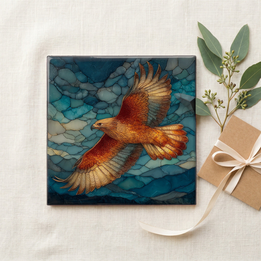 a golden eagle soaring — gifting