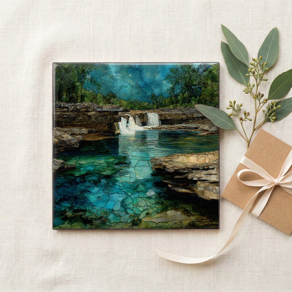 Bluebonnets along a hill country road — gifting