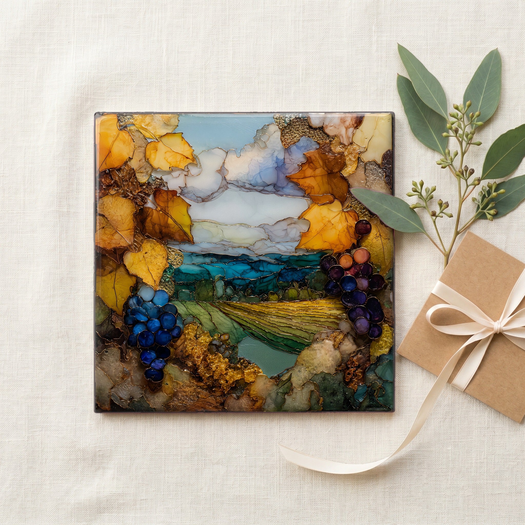 Champagne Vineyard October — gifting