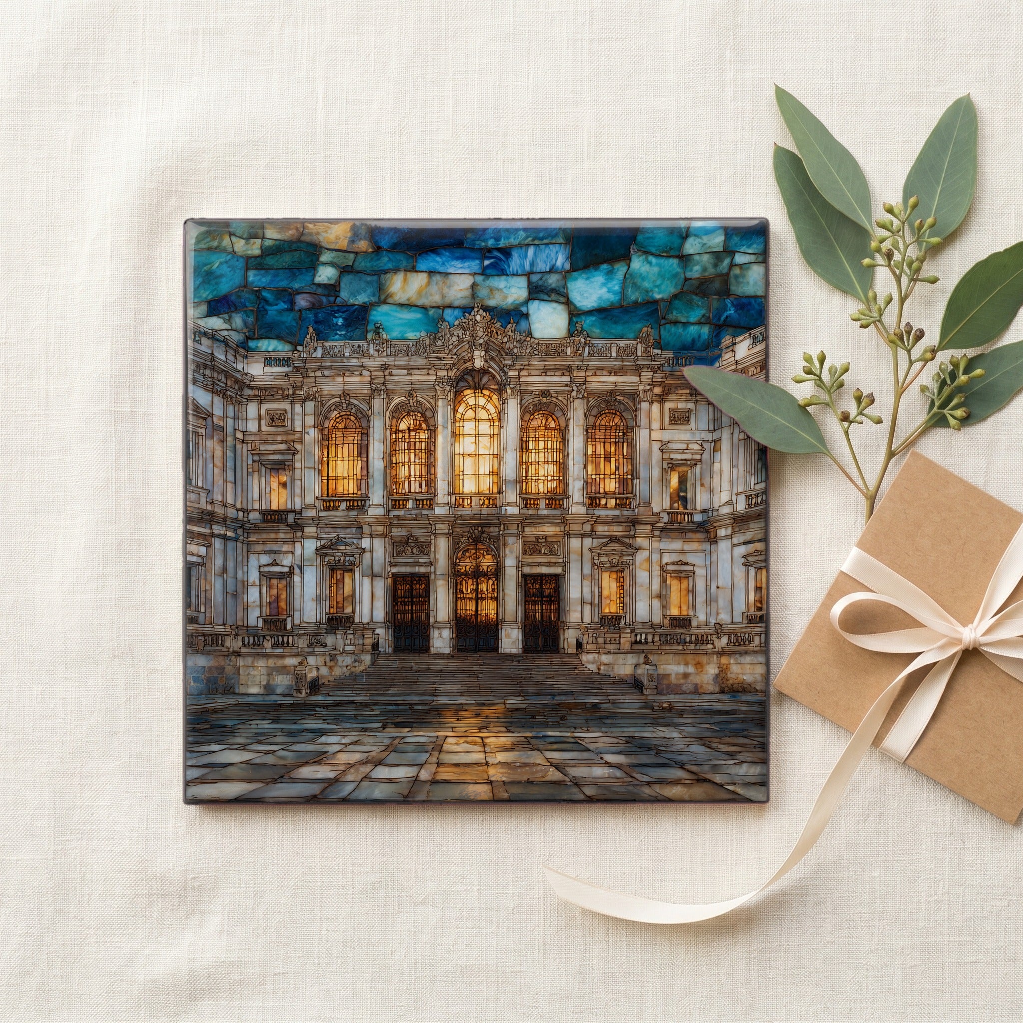 Royal Palace of Madrid Facade Plaza de Oriente — gifting