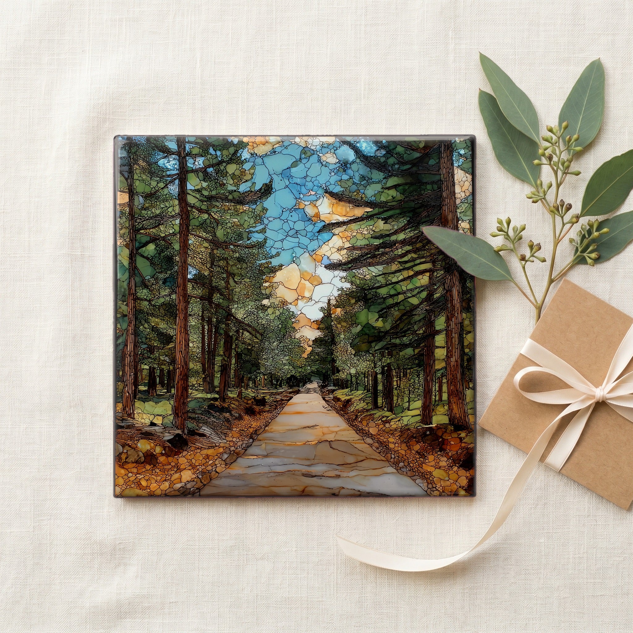 a Pine Barrens fire road — gifting