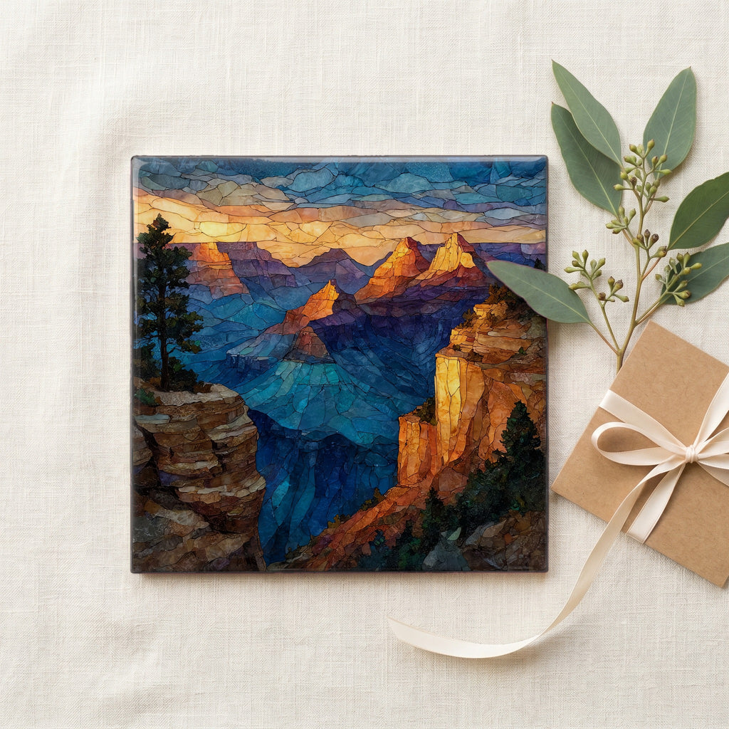 Grand Canyon Kaibab Limestone rim crowning — gifting