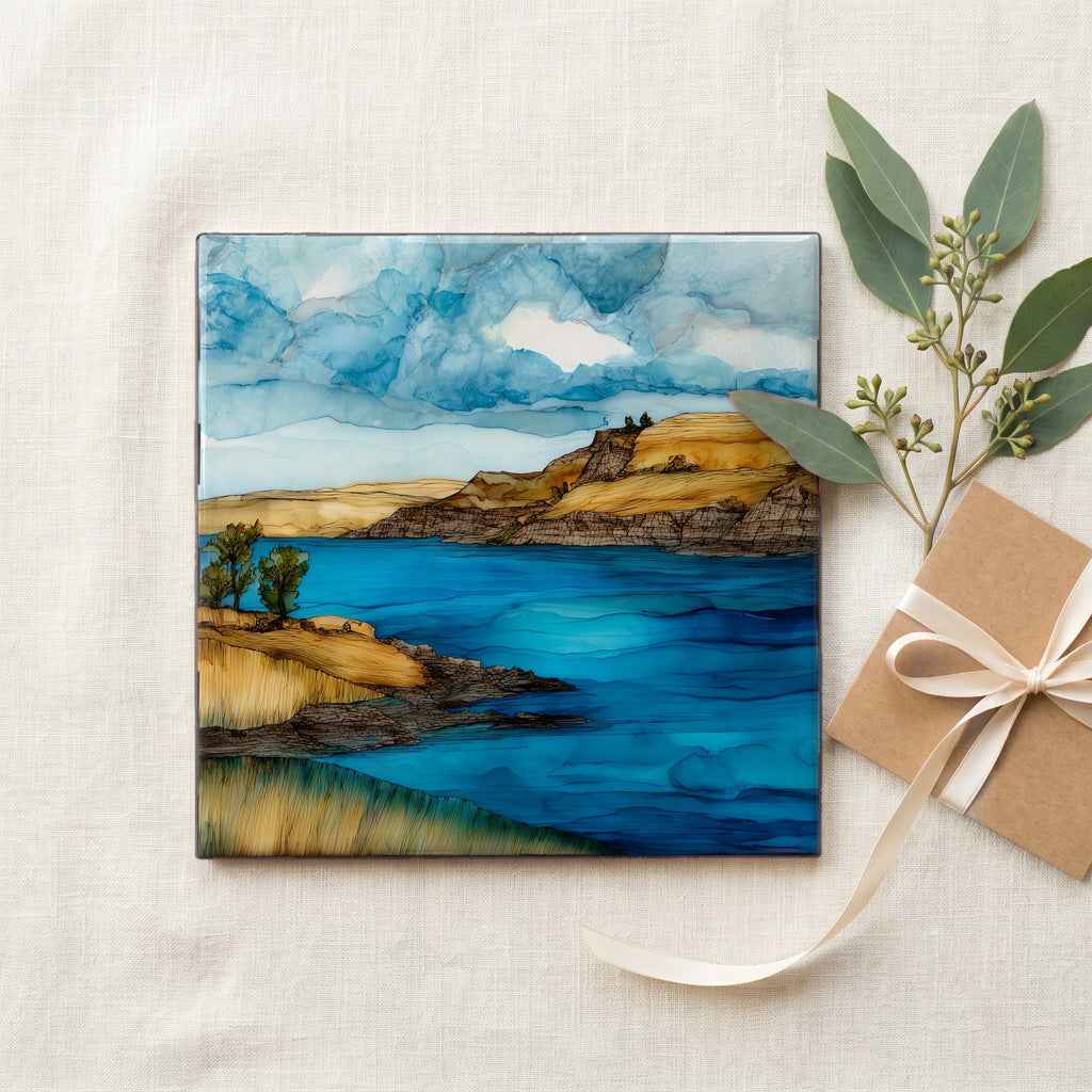 Lake Sharpe shoreline on — gifting