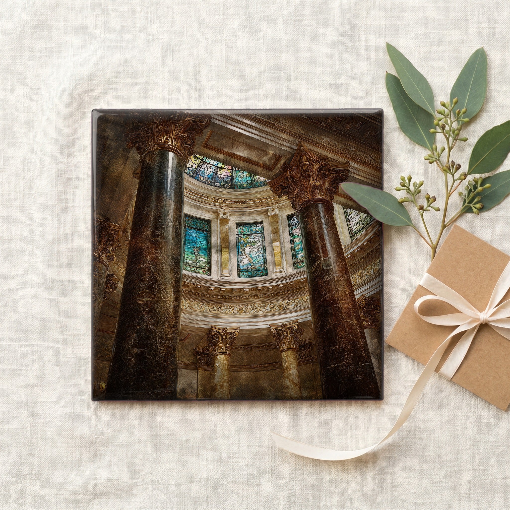 the Iowa Capitol rotunda interior — gifting