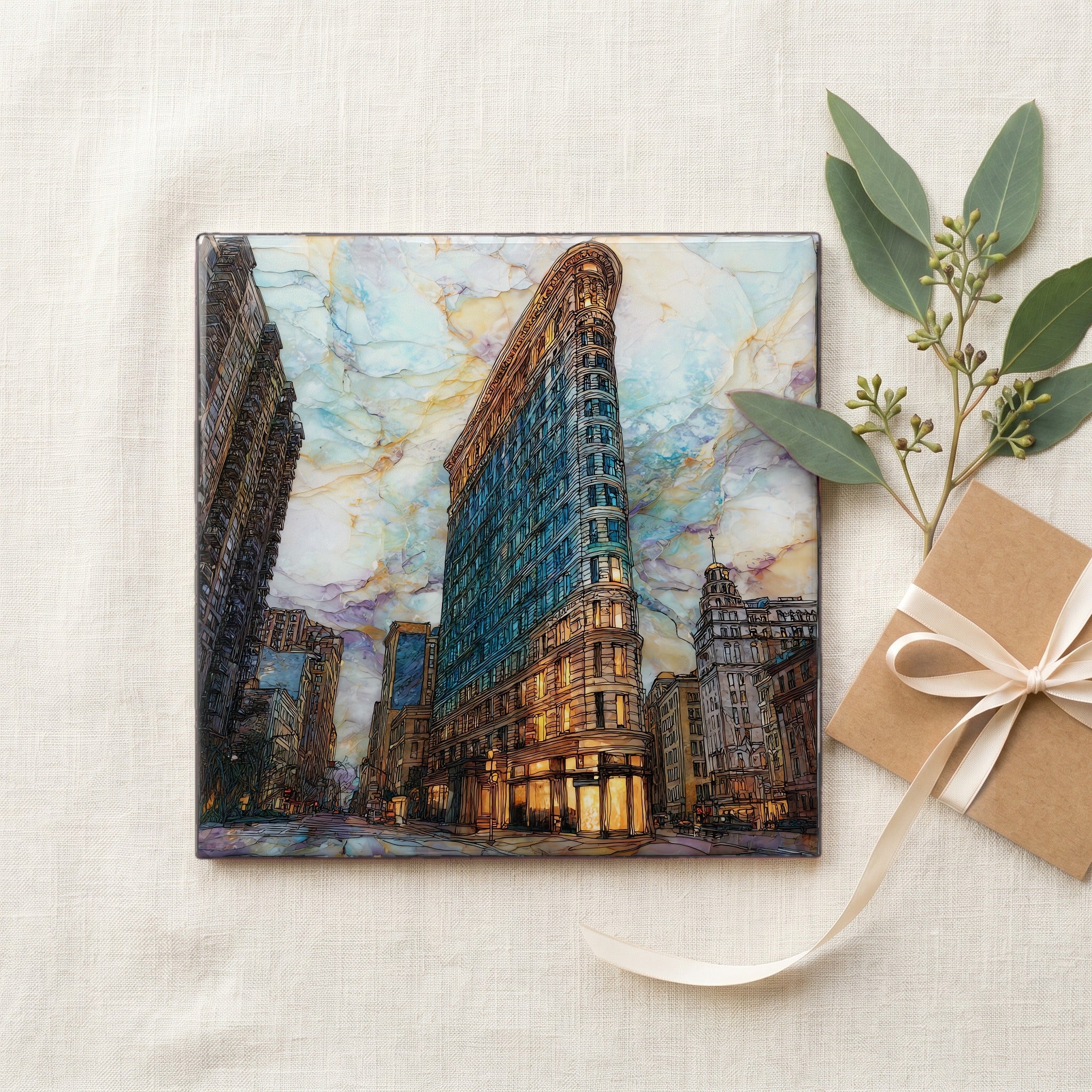 the Flatiron Building wedged — gifting