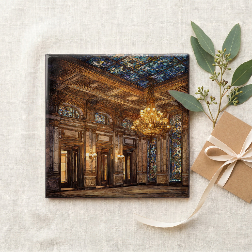 the Marble House gold ballroom — gifting