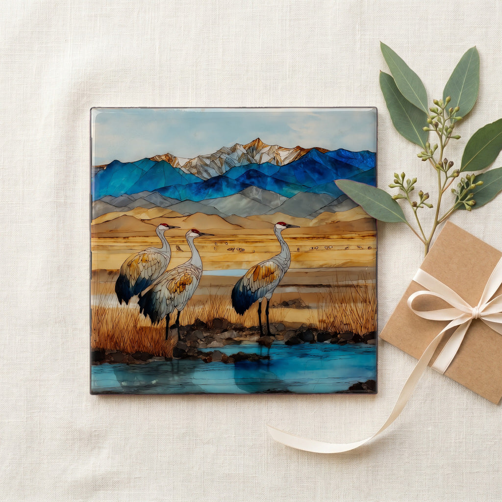 Sandhill cranes Monte Vista San Luis Valley — gifting