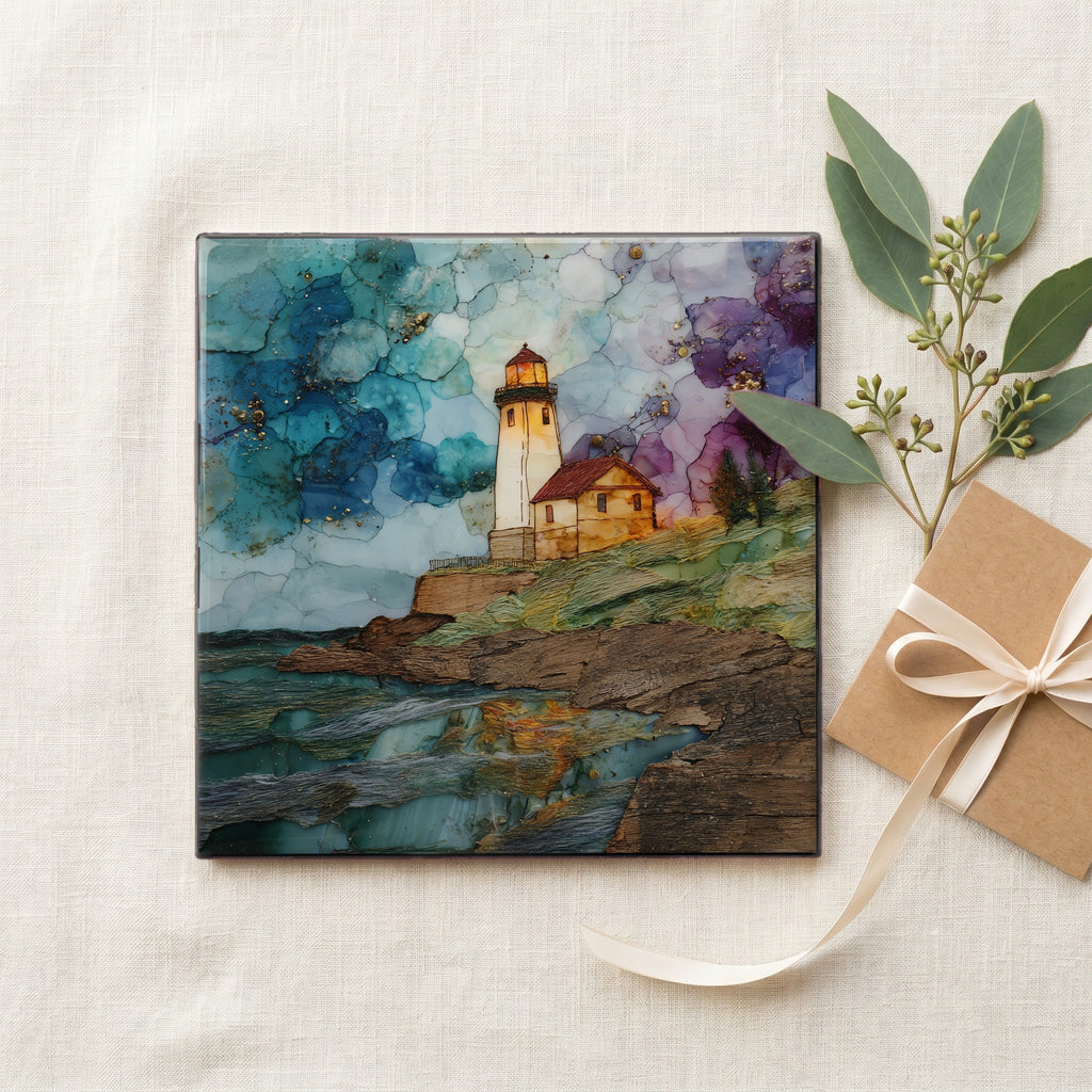 the Marquette Harbor Lighthouse on the — gifting