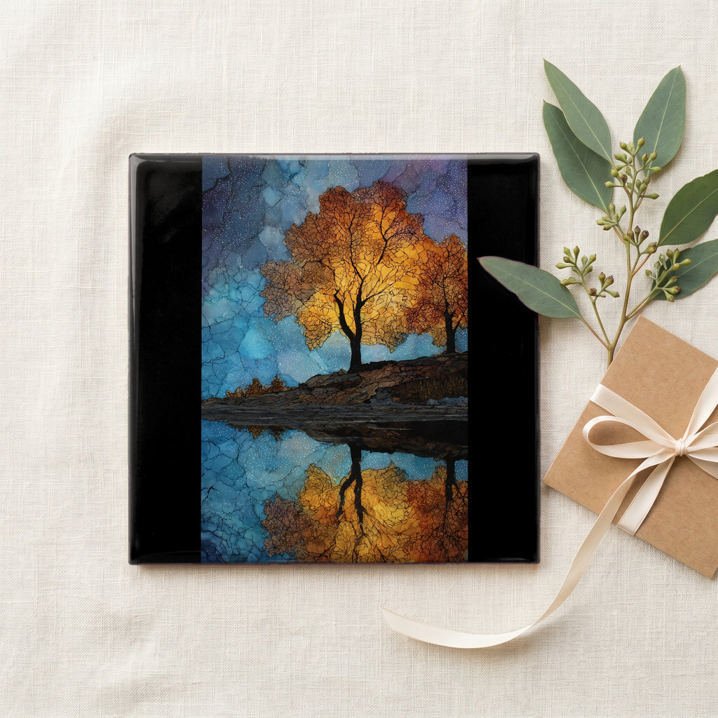 Iowa autumn maple along the Mississippi River — gifting