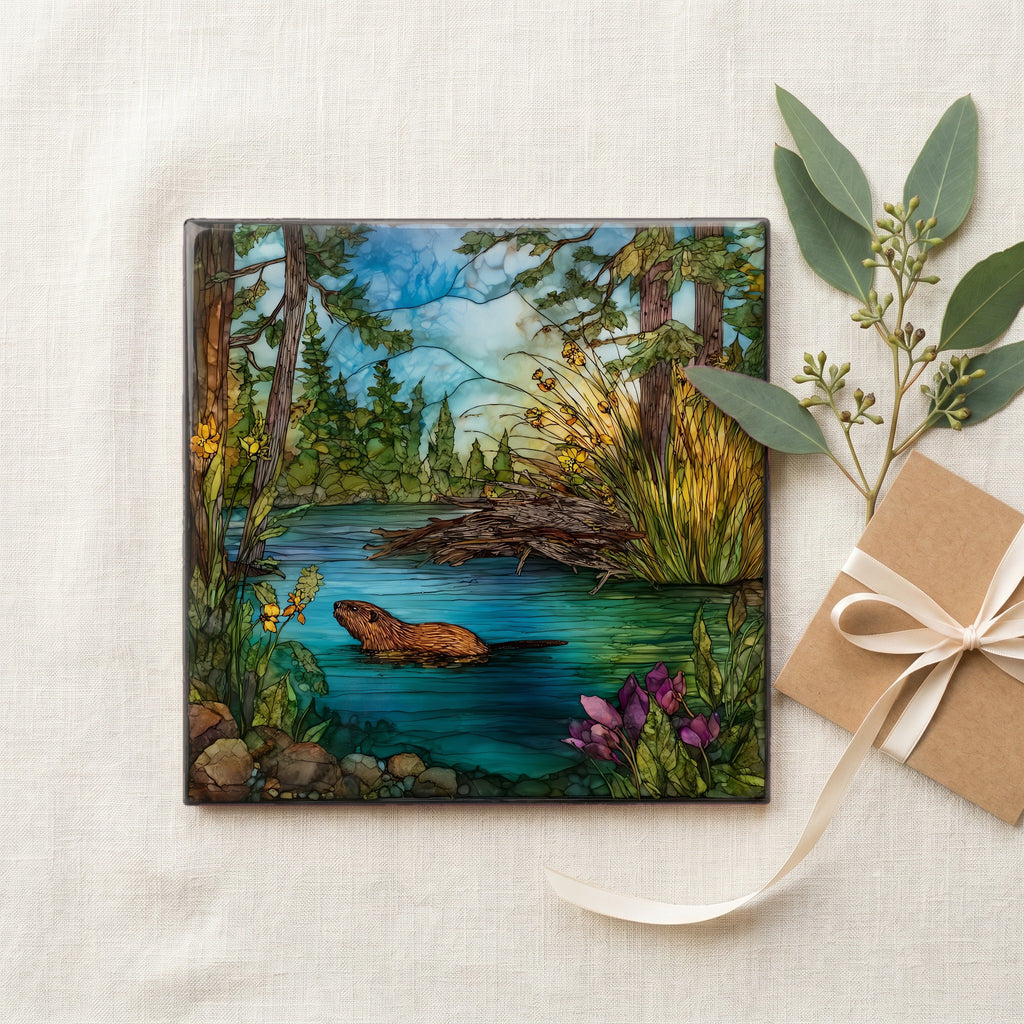 a stick-and-mud beaver lodge — gifting