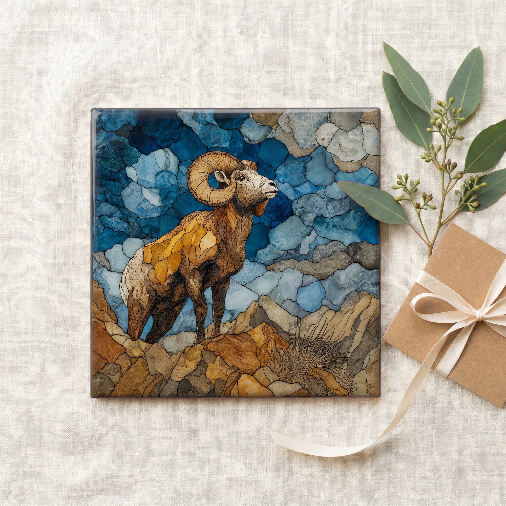 a bighorn sheep on — gifting