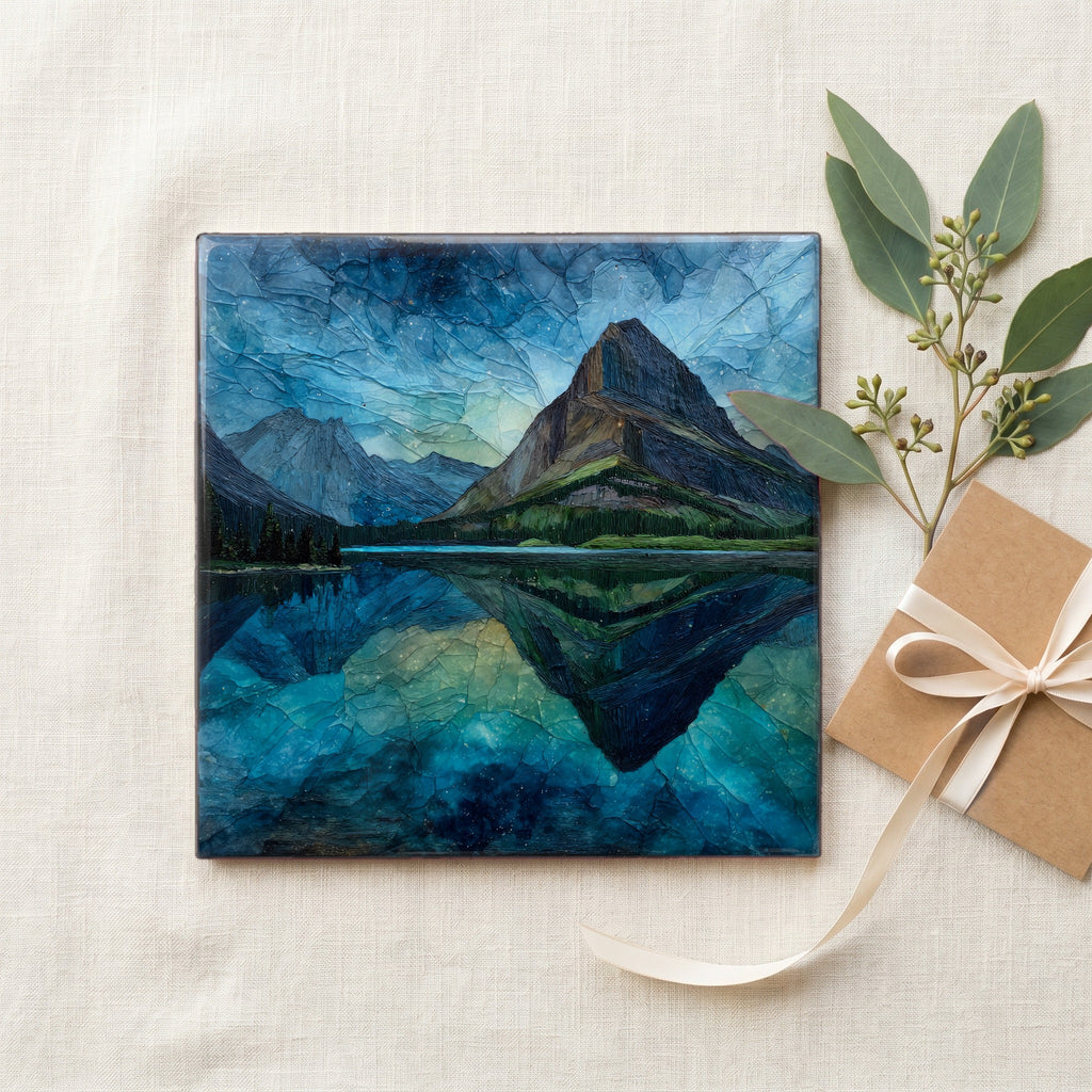 Swiftcurrent Lake reflecting the — gifting