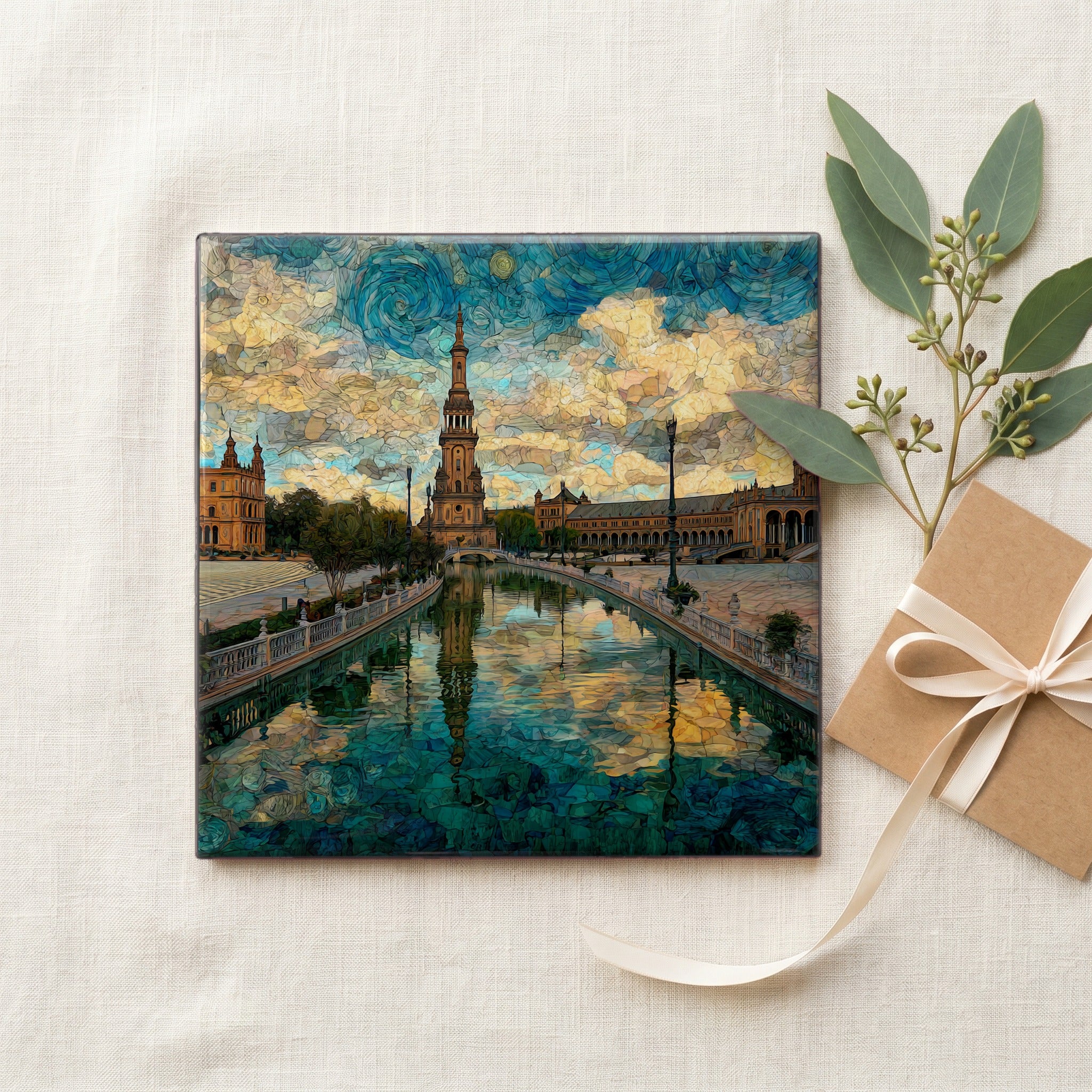 Plaza de Espana Cervantes Monument — gifting