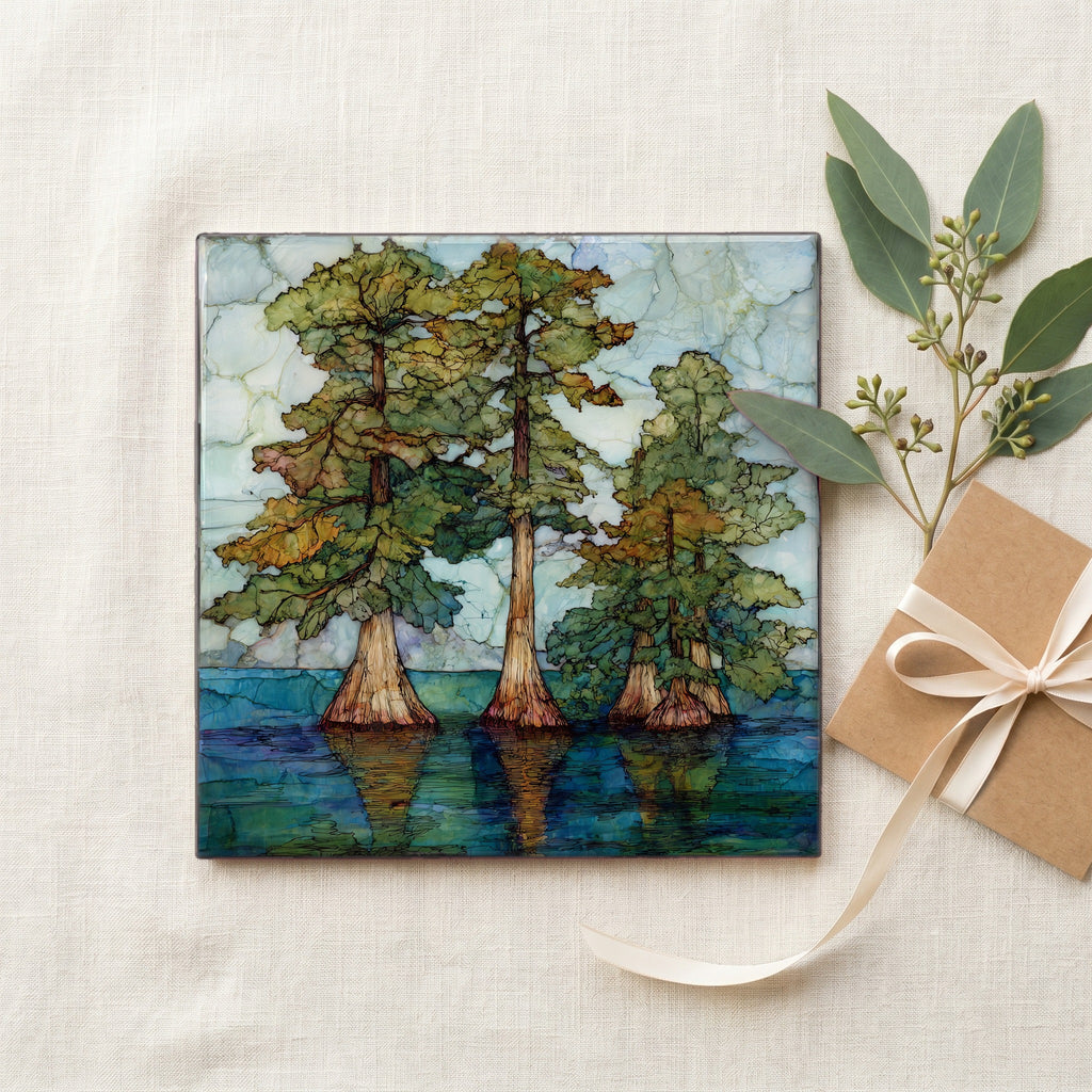 Hochatown cypress standing in — gifting