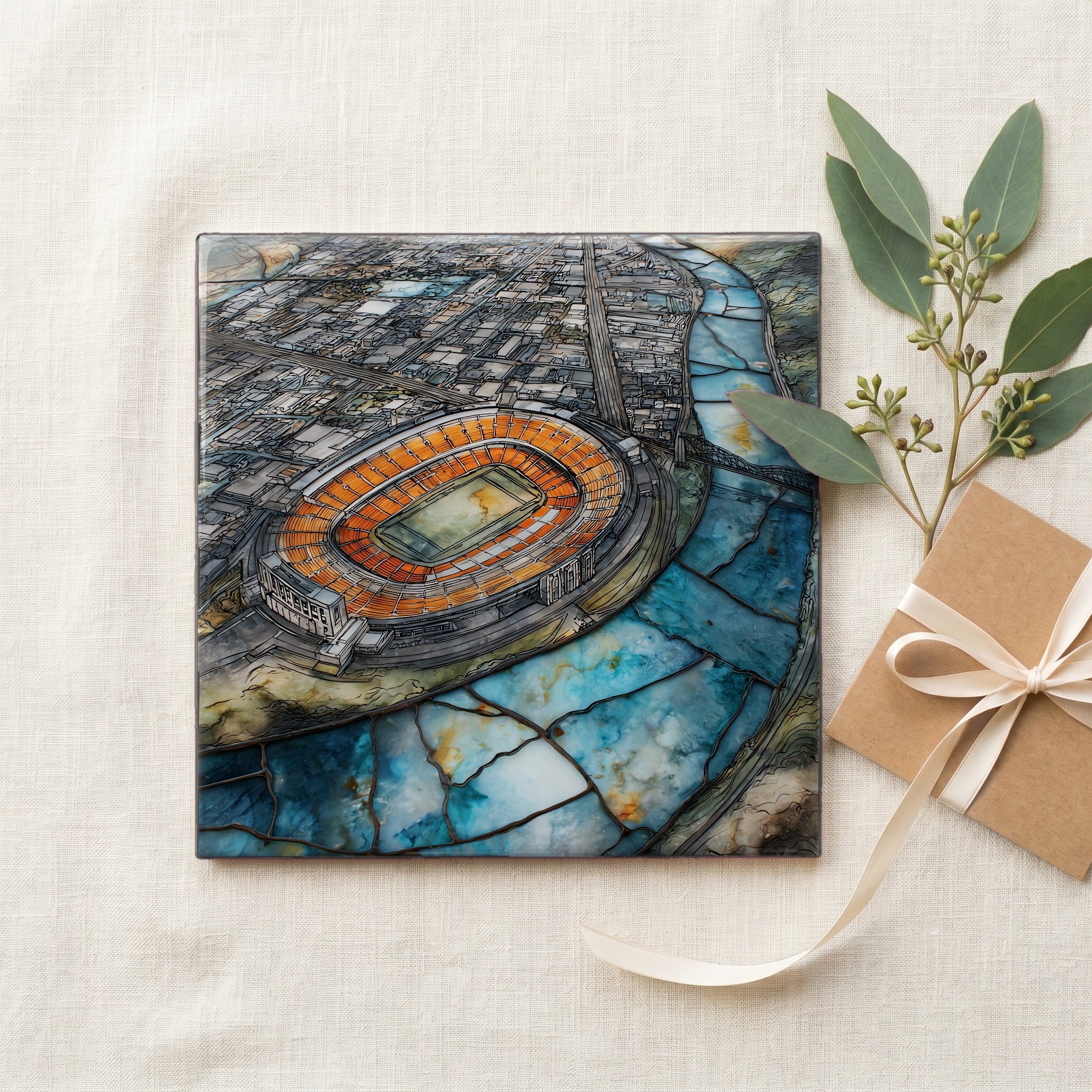 Neyland Stadium aerial in — gifting
