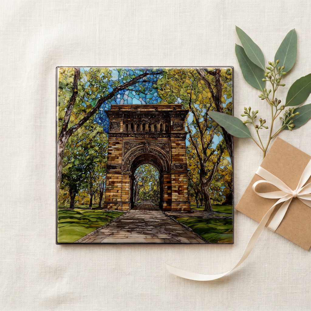 The Bushnell Park Soldiers and Sailors Arch Ceramic Wall — gifting