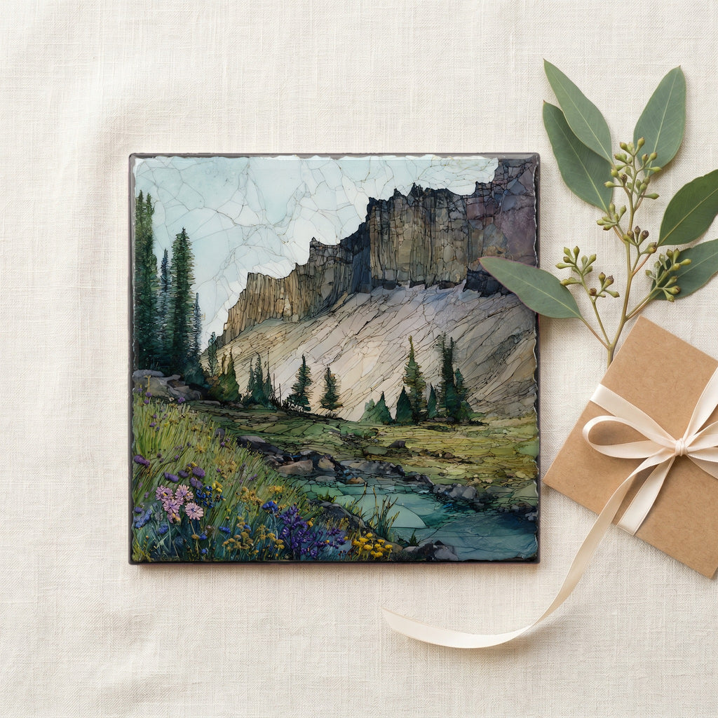 the Chinese Wall escarpment along the — gifting