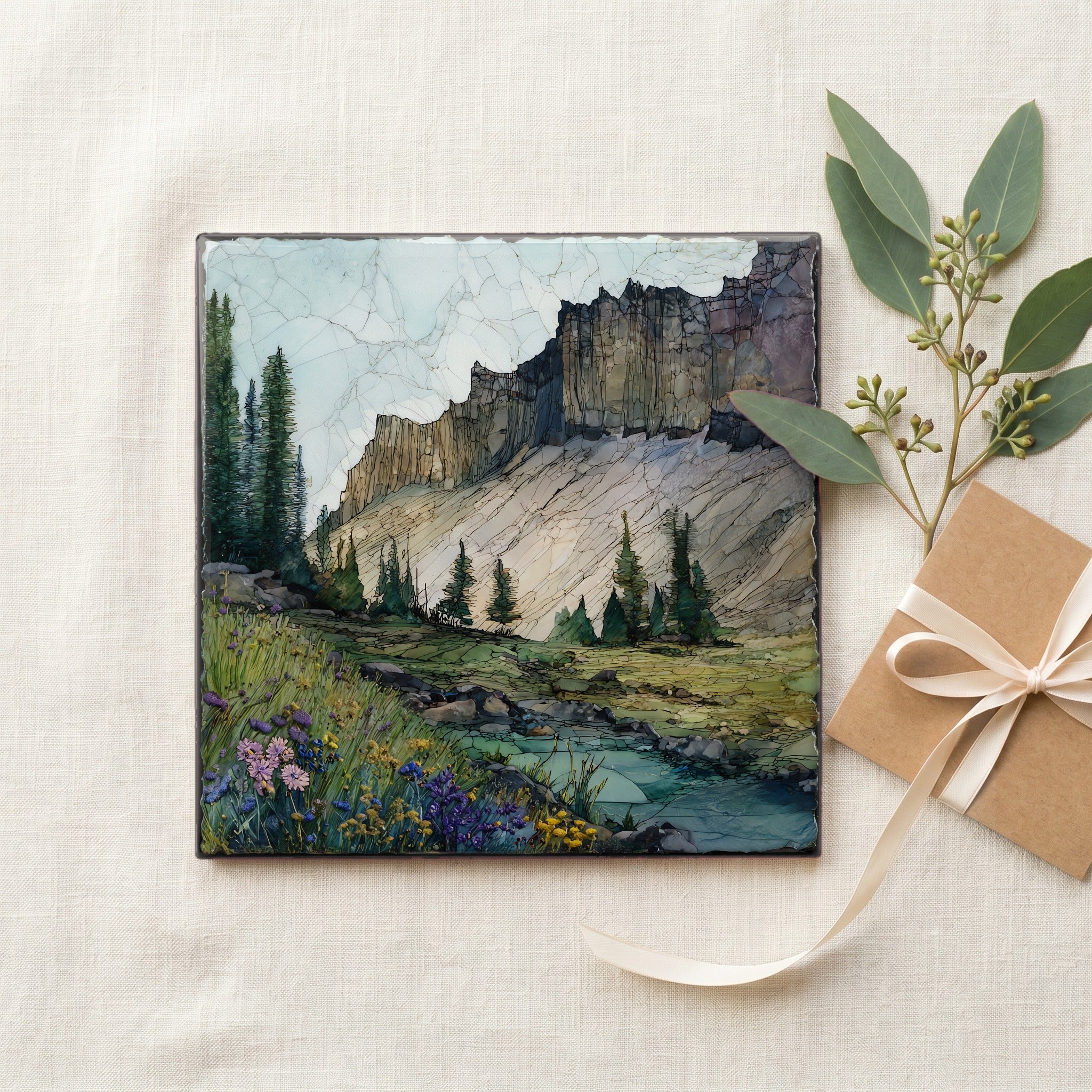 the Chinese Wall escarpment along the — gifting