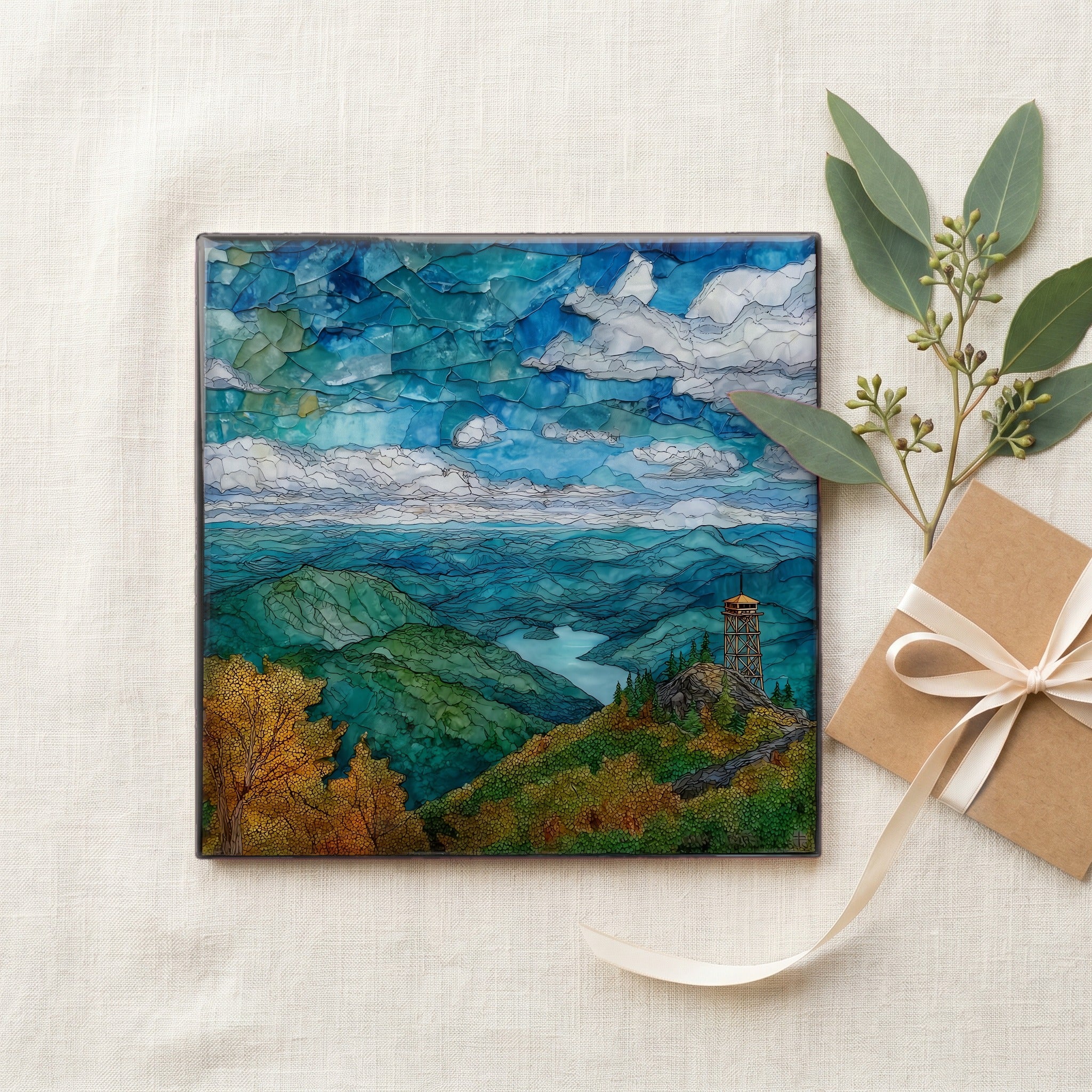 Hunter Mountain summit in — gifting