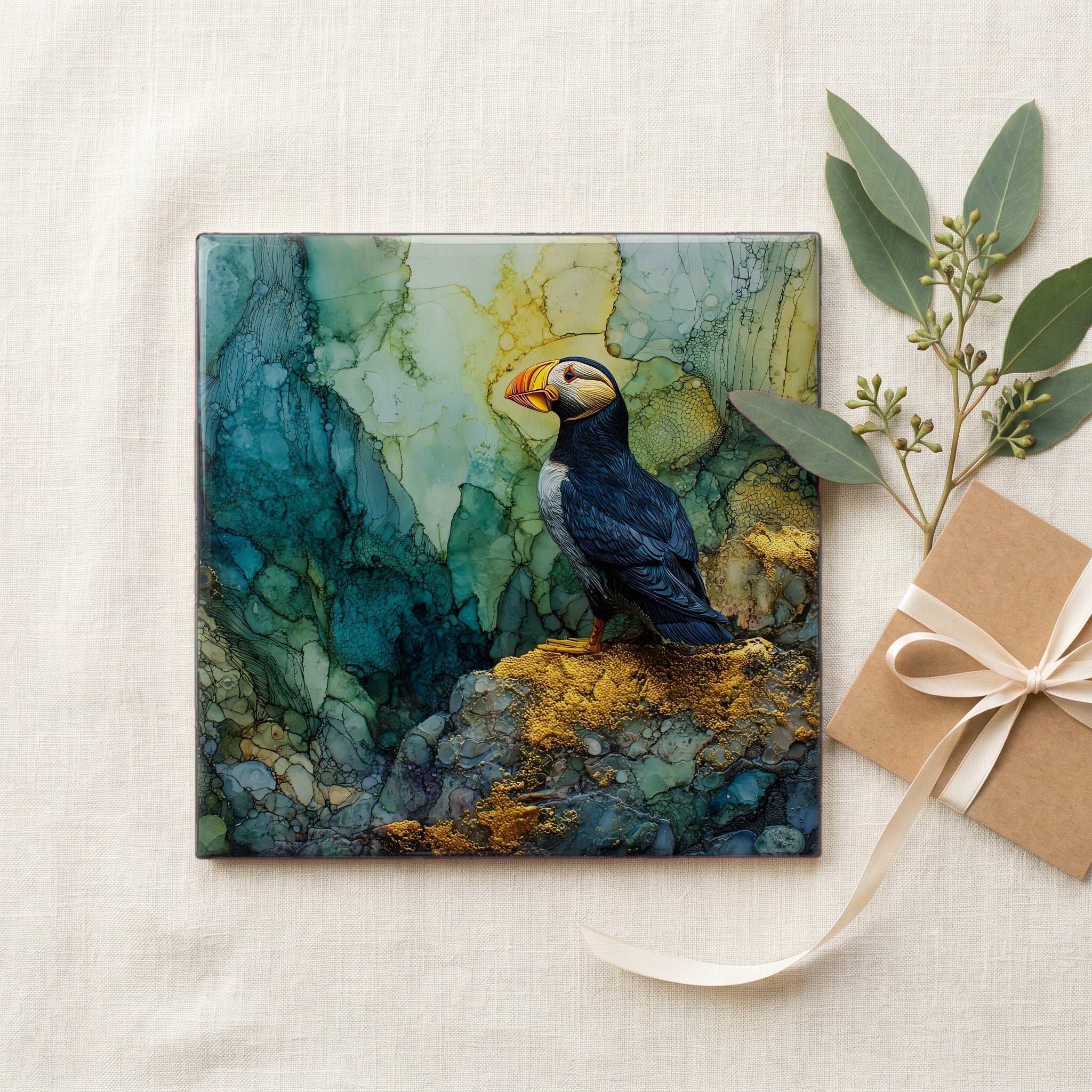 a Pribilof Islands sea cliff — gifting
