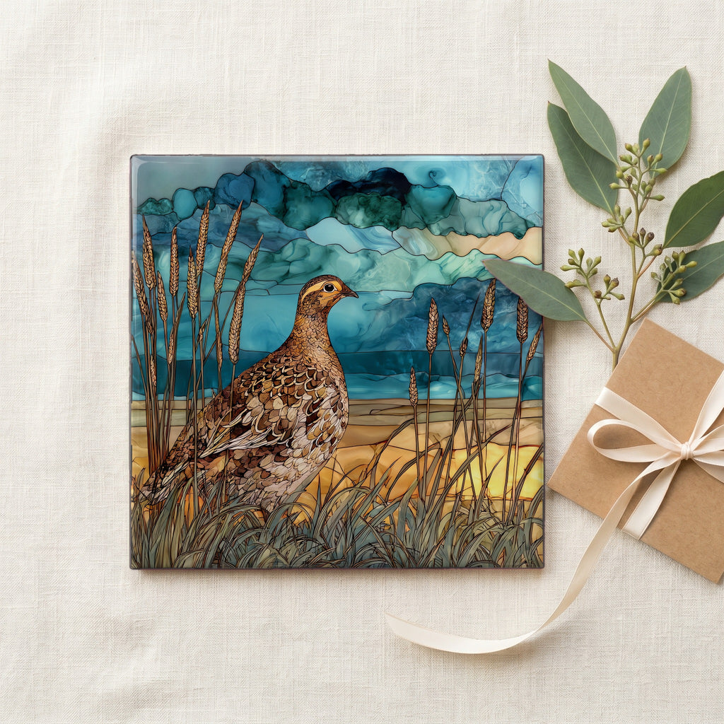 Sharp-tailed Grouse on a — gifting