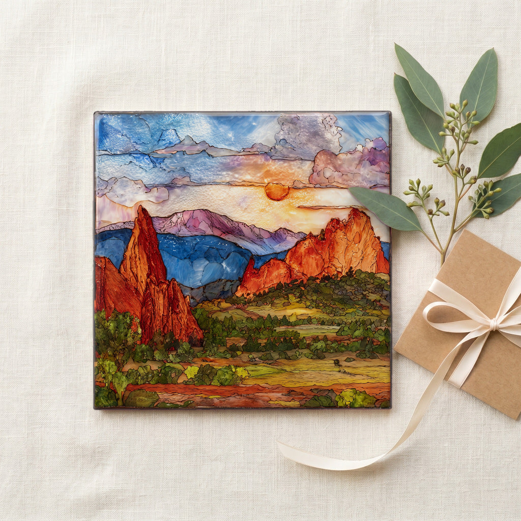 Pikes Peak from Garden of the Gods Front Range — gifting