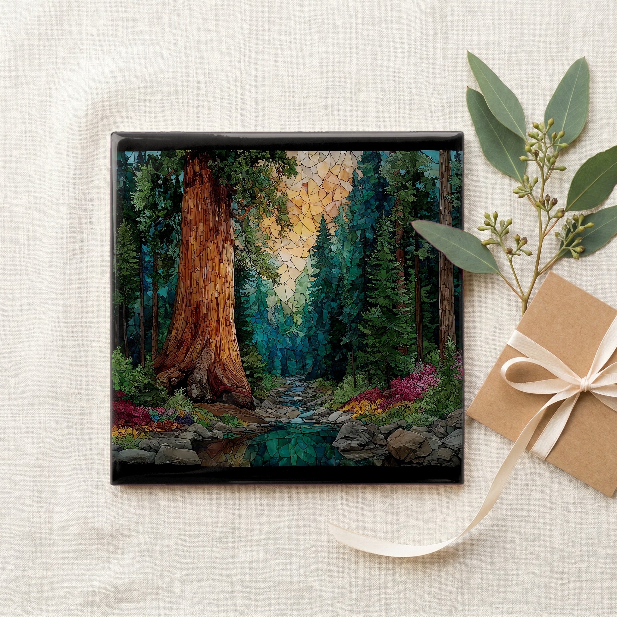 a massive giant sequoia base in — gifting