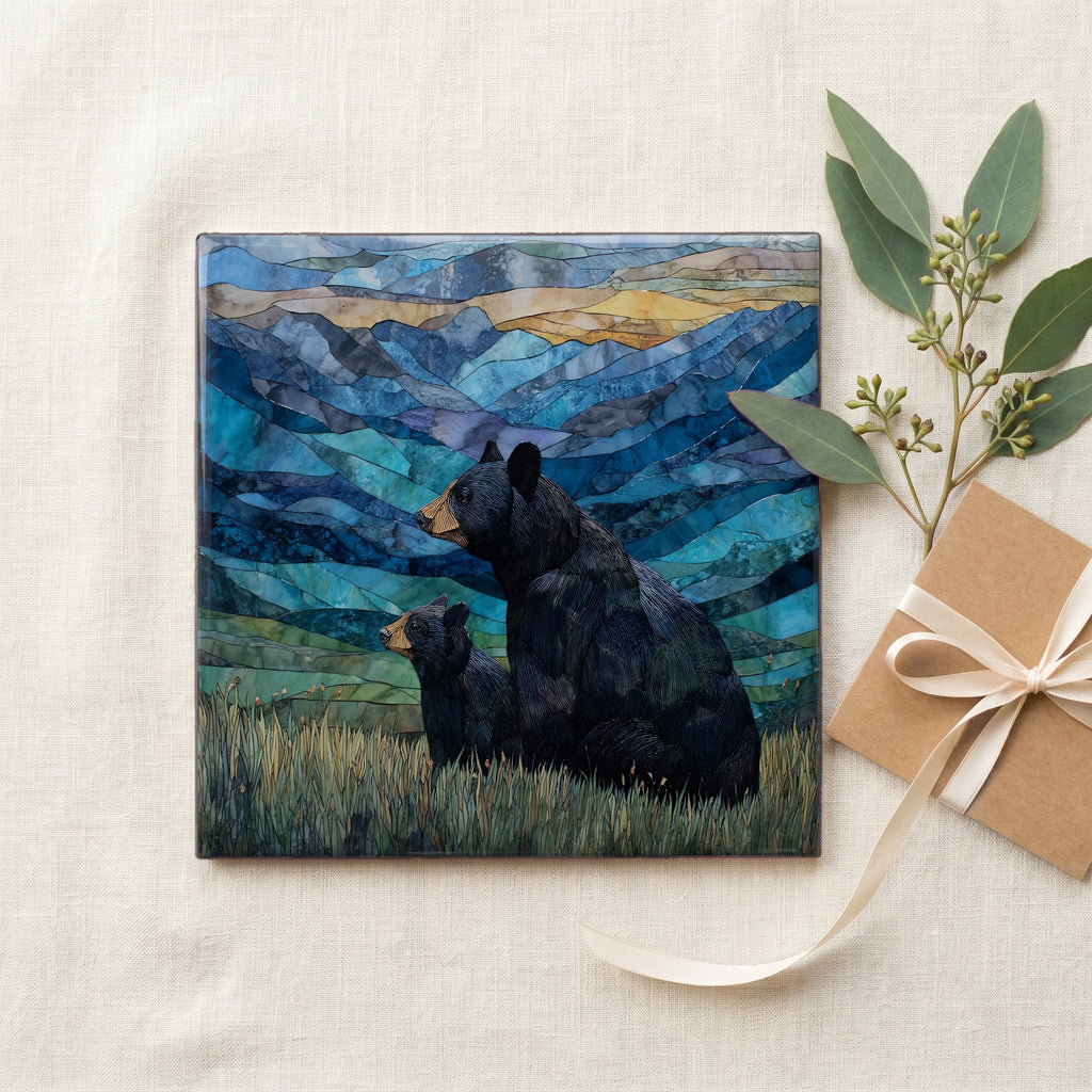 a Catskill black bear and cub — gifting