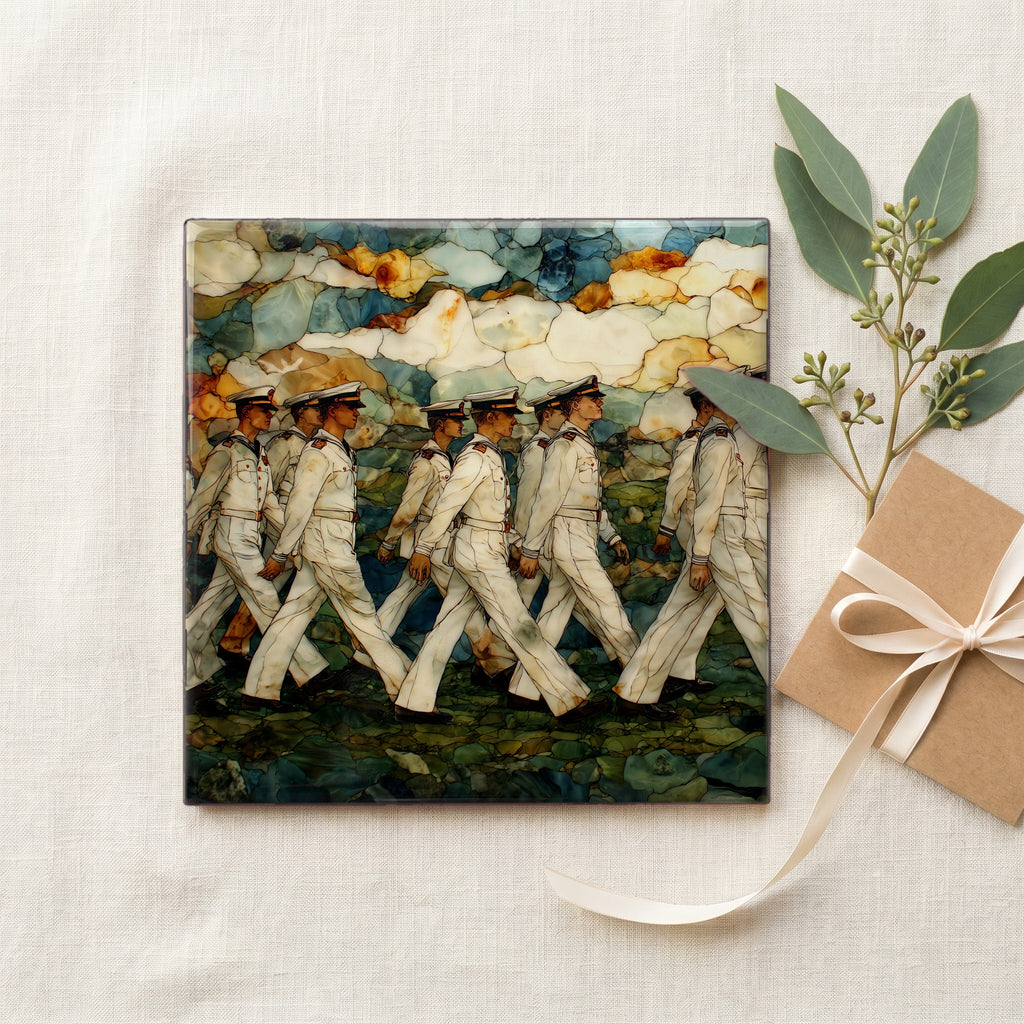 a Naval Academy plebe parade in — gifting