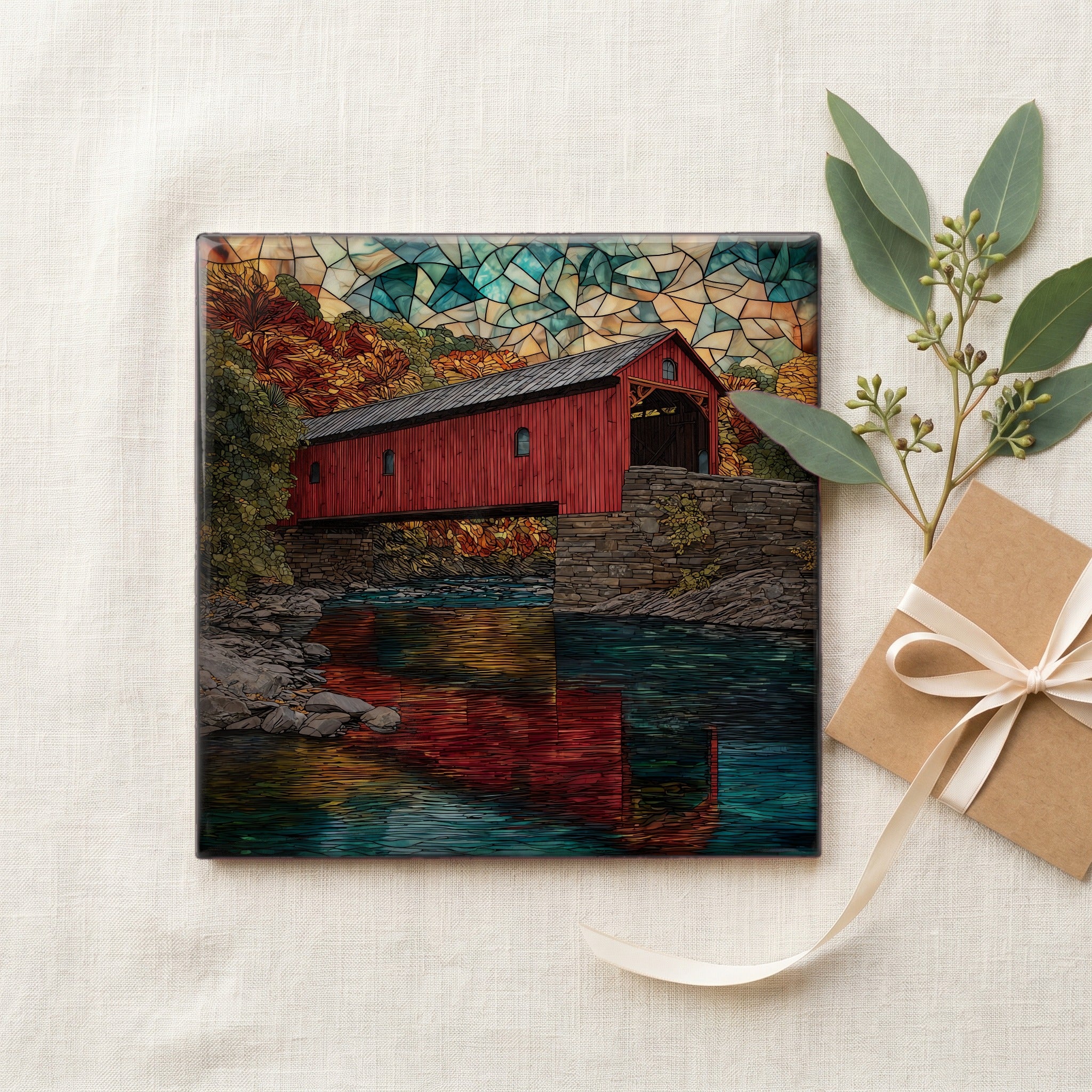 the Taftsville covered bridge — gifting
